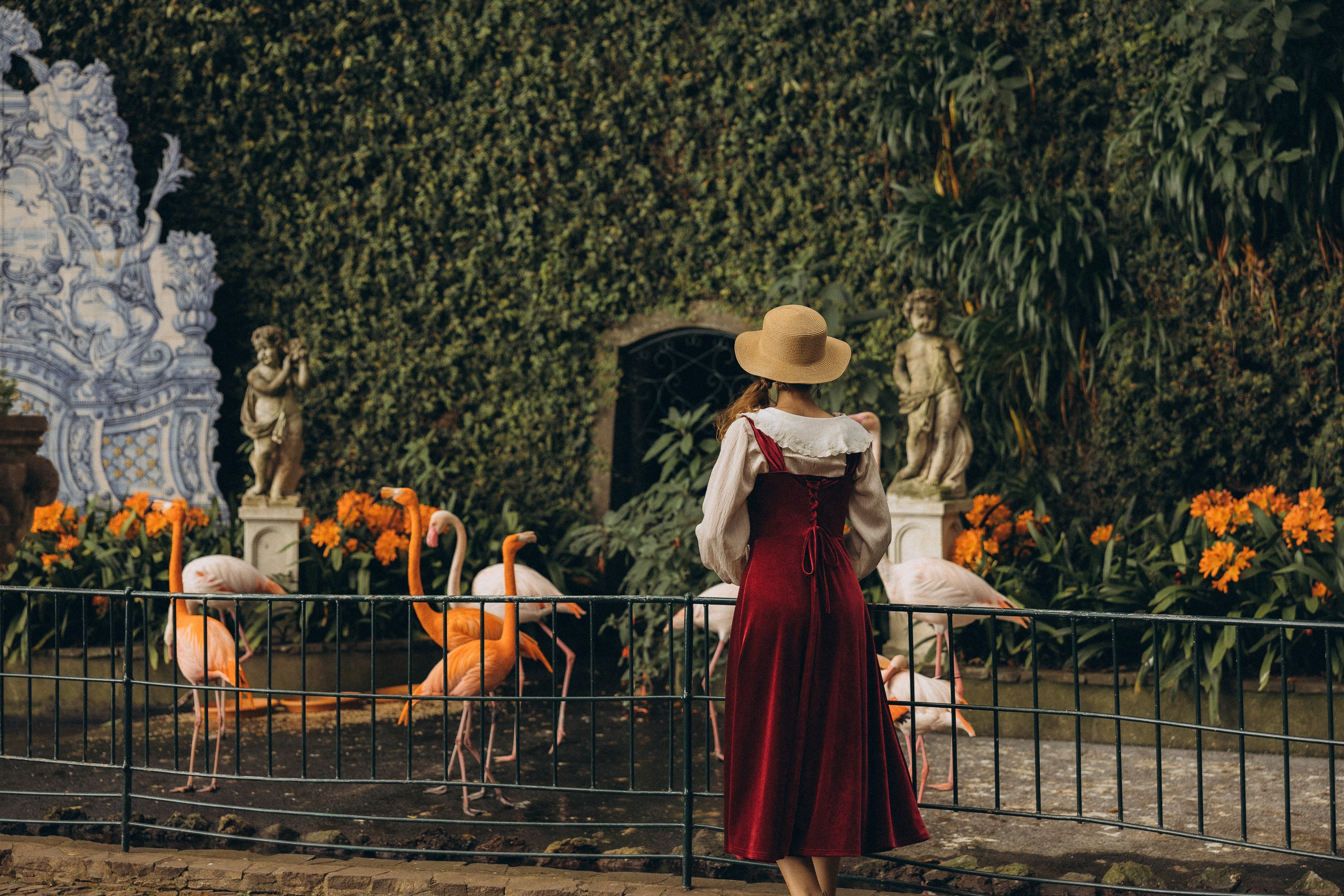 Ladies in the Jardim Monte Palace