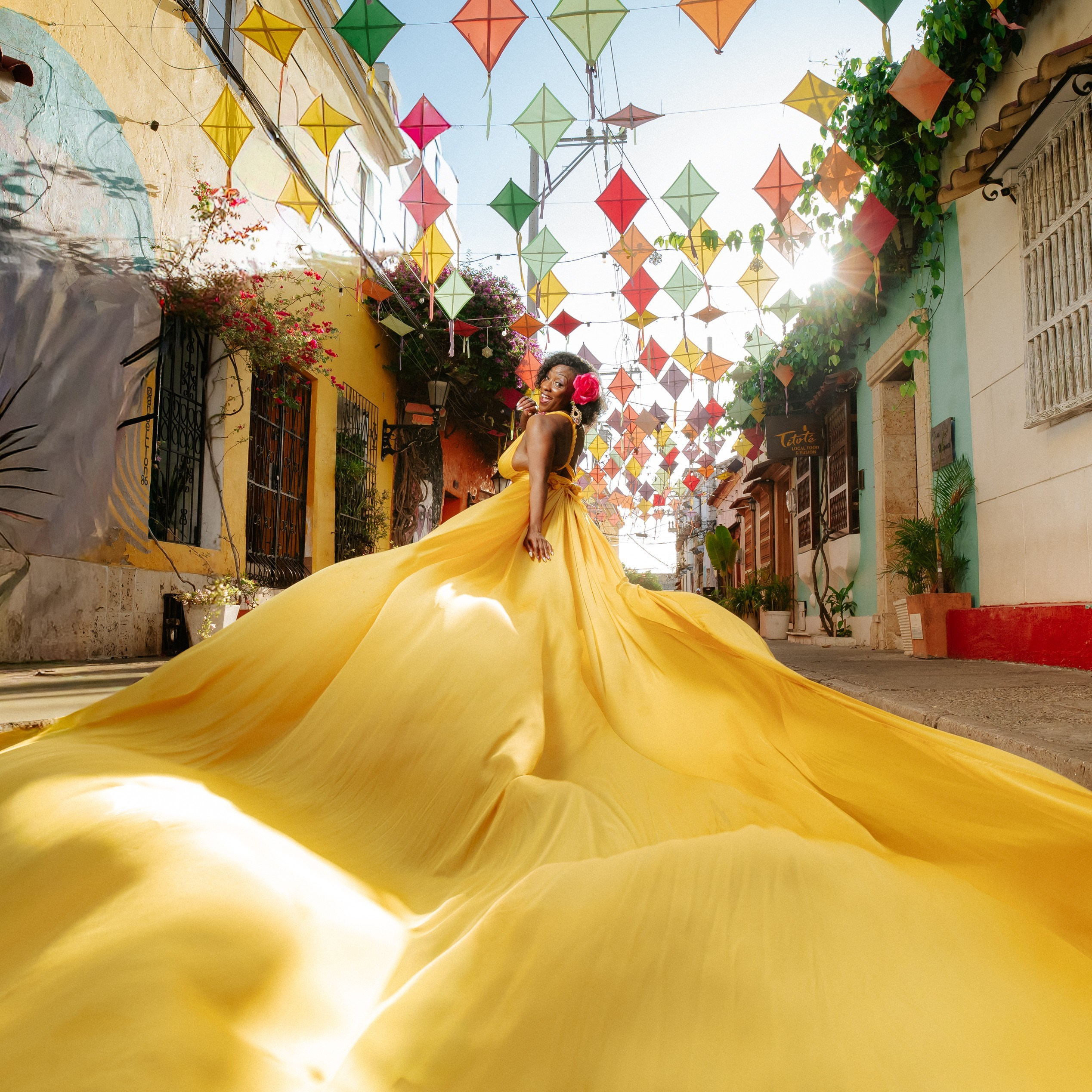 5 razones para realizar una sesión Flying Dress en Cartagena. César Vanegas Photography | Wedding & Travel Photographer | Cartagena, Colombia