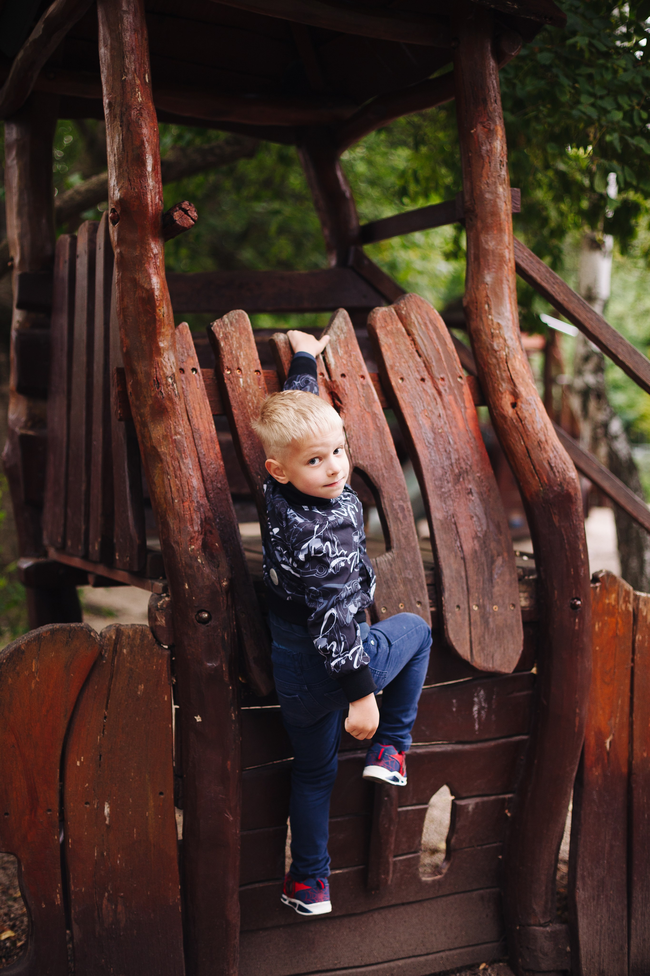 Svetlana, Sergey & grandsons. Photographer in Prague for tourists