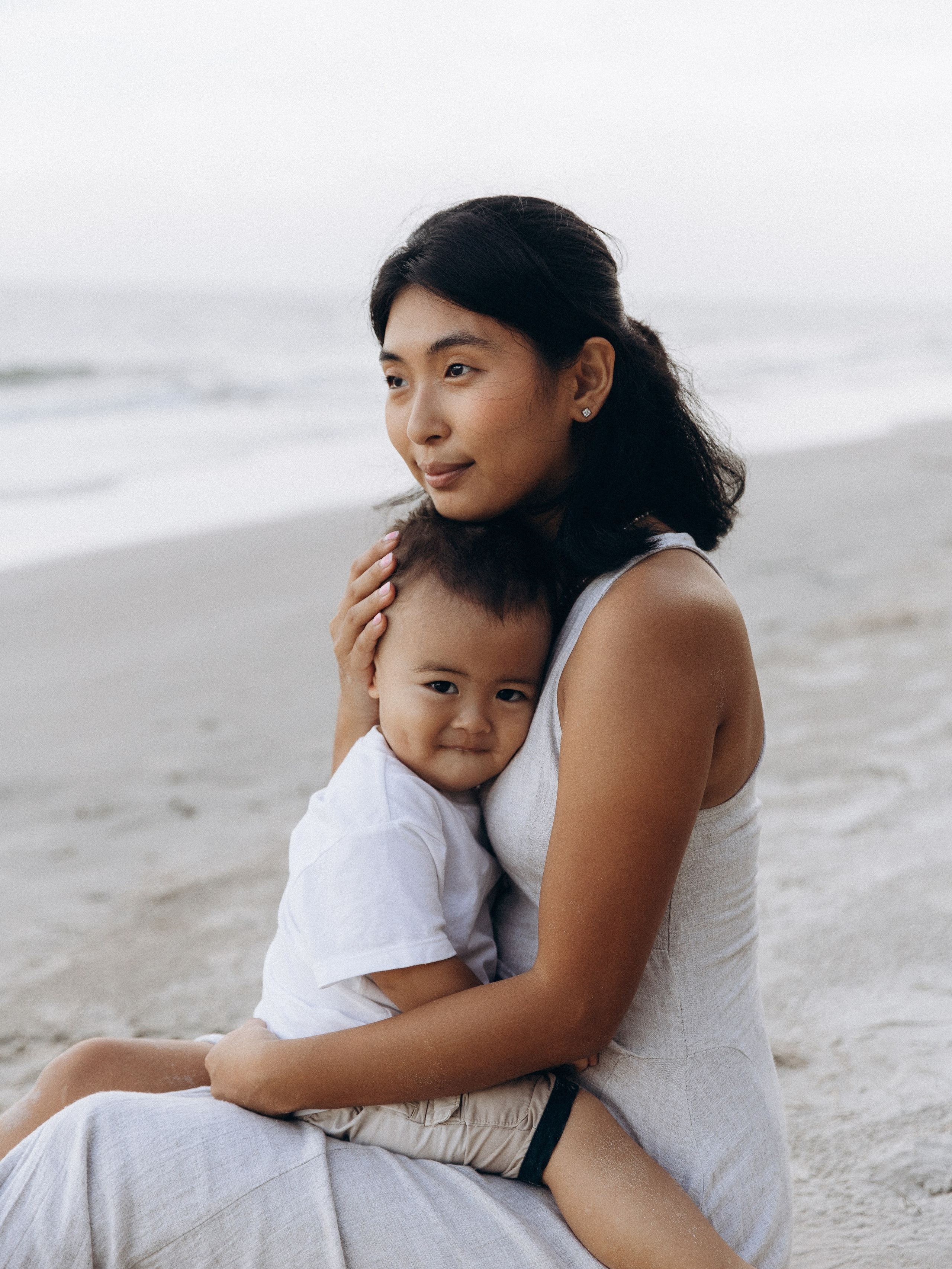 At the beach. Family and wedding photographer in Bangkok, Thailand