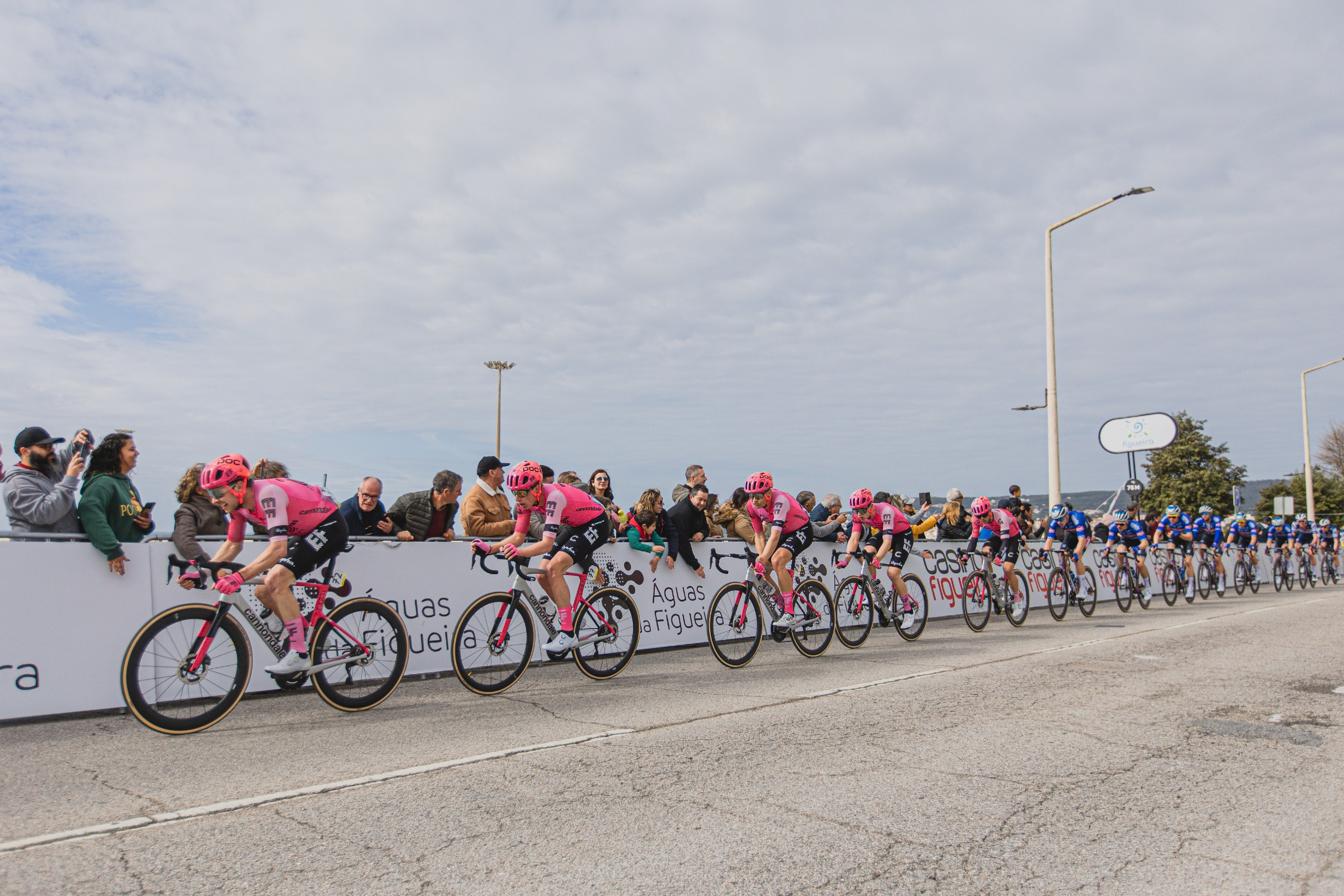 Riders approaching finish line at Figueira Champions Classic