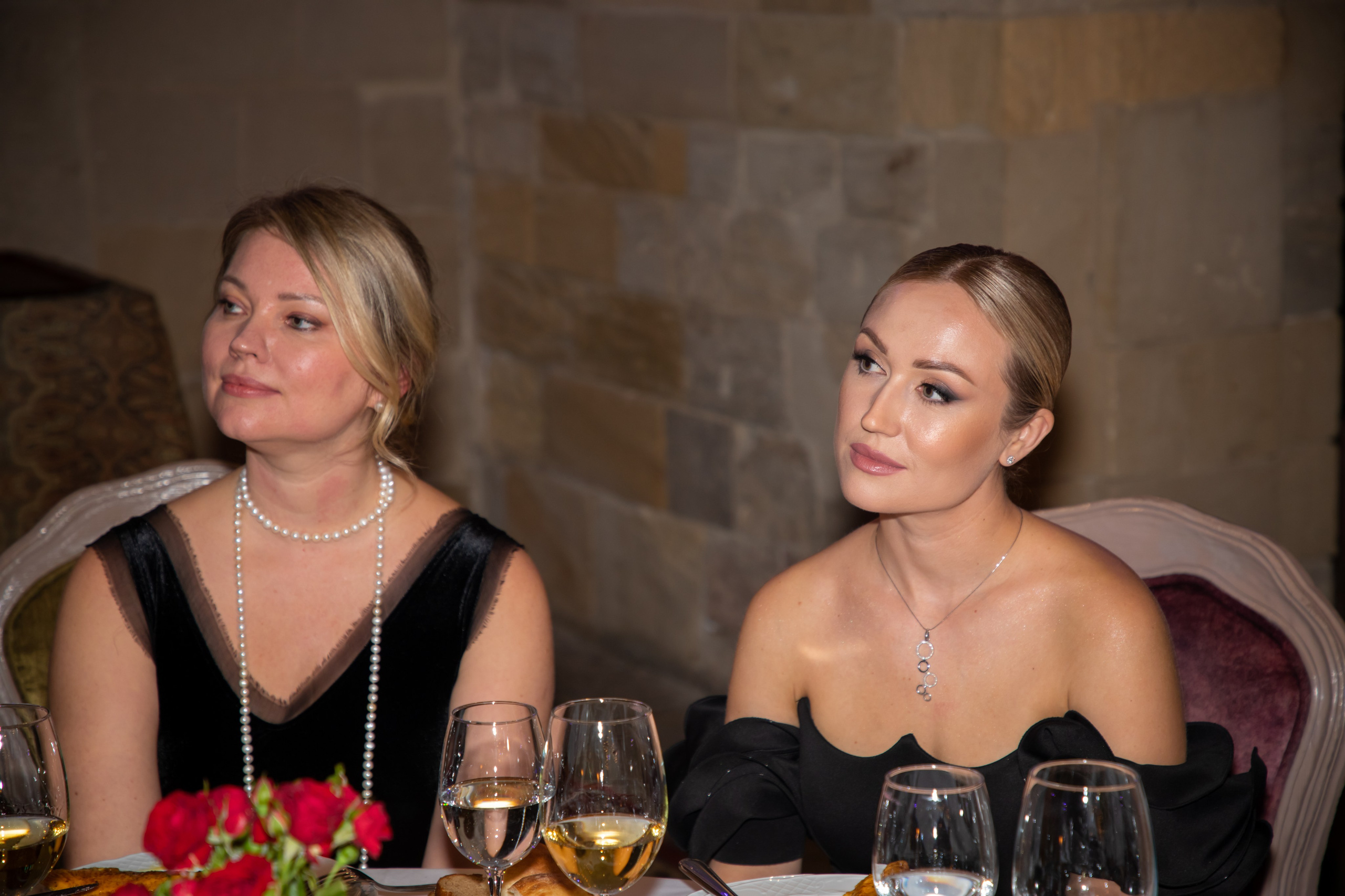 Gala-Dinner with the French Countess, the main etiquette expert Marie de Tilly. Baku Photographer