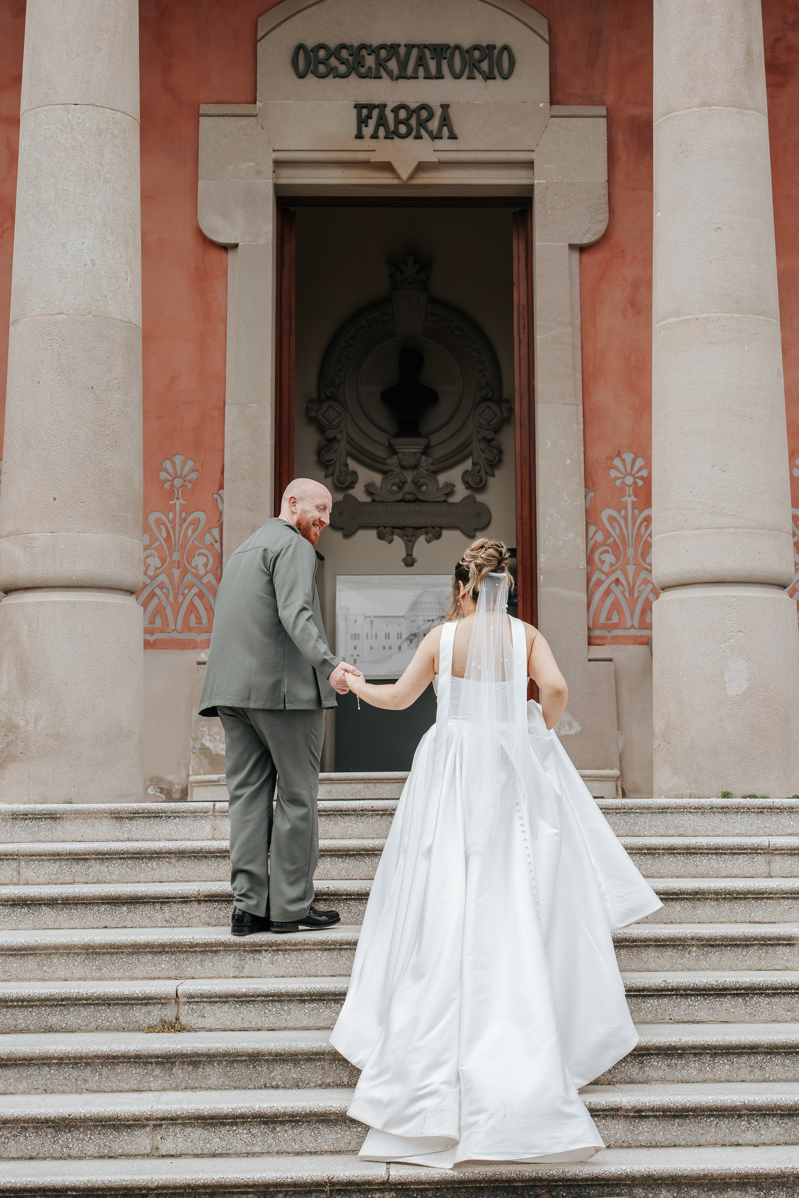 Sophie & Corey, 02/05/2026, Observatorio de Fabra, Barcelona. Fotógrafa de bodas en Girona, Costa Brava | Wedding Photographer Evgenia Gruntovaya