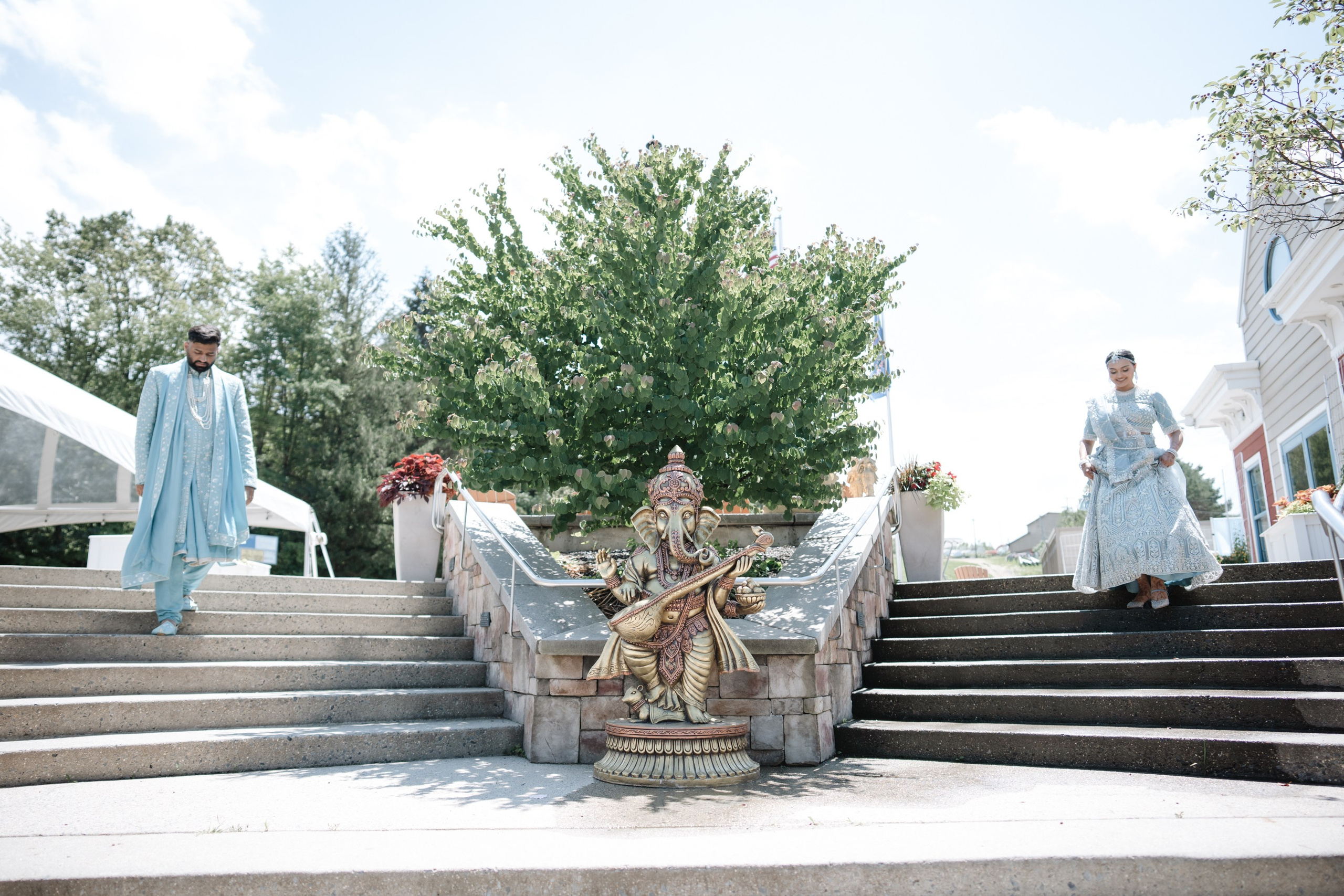 June 2025 — Zill and Raj’s traditional wedding. Portrait and wedding photographer in New York