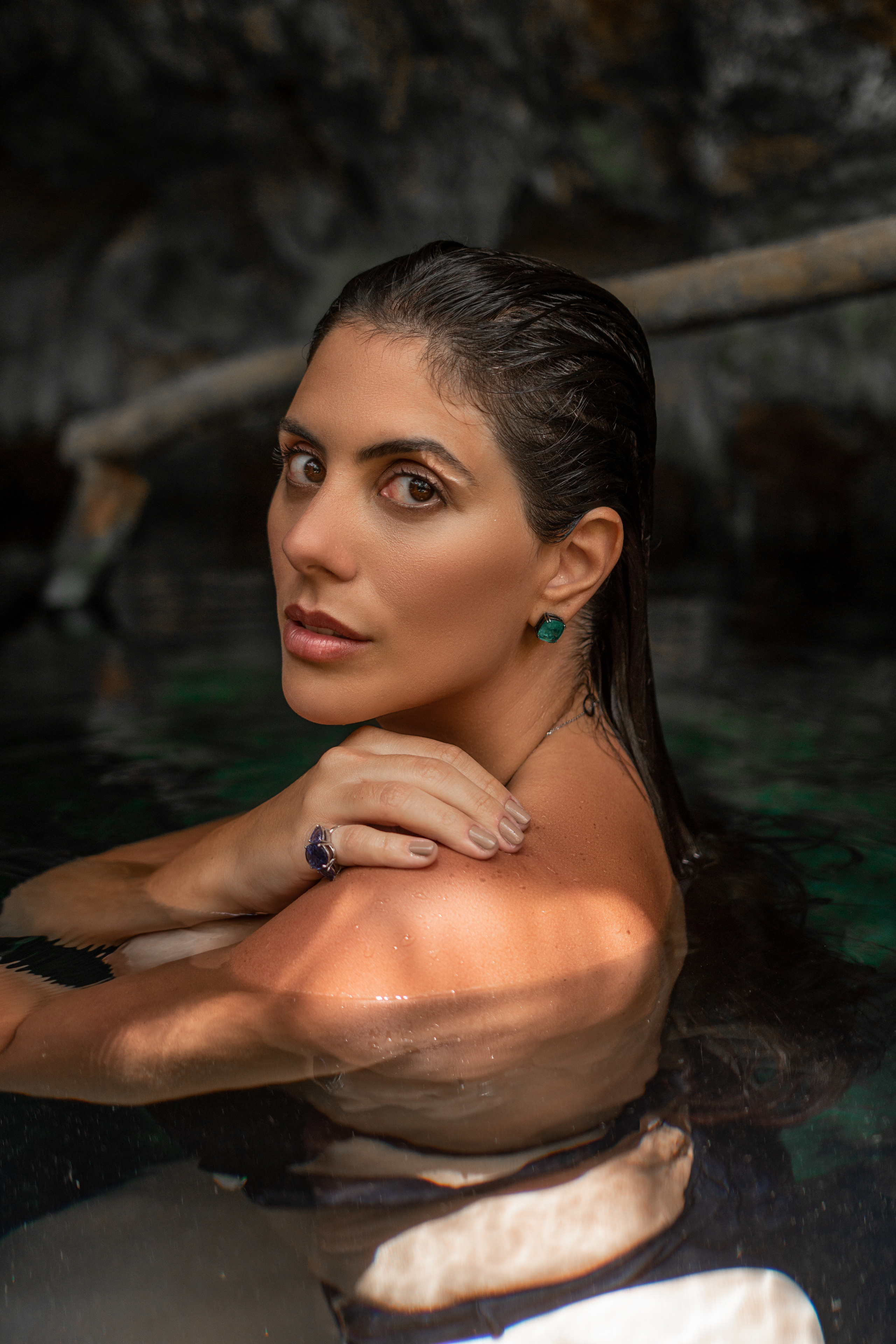 Fine art photography session in the Yucatan jungle