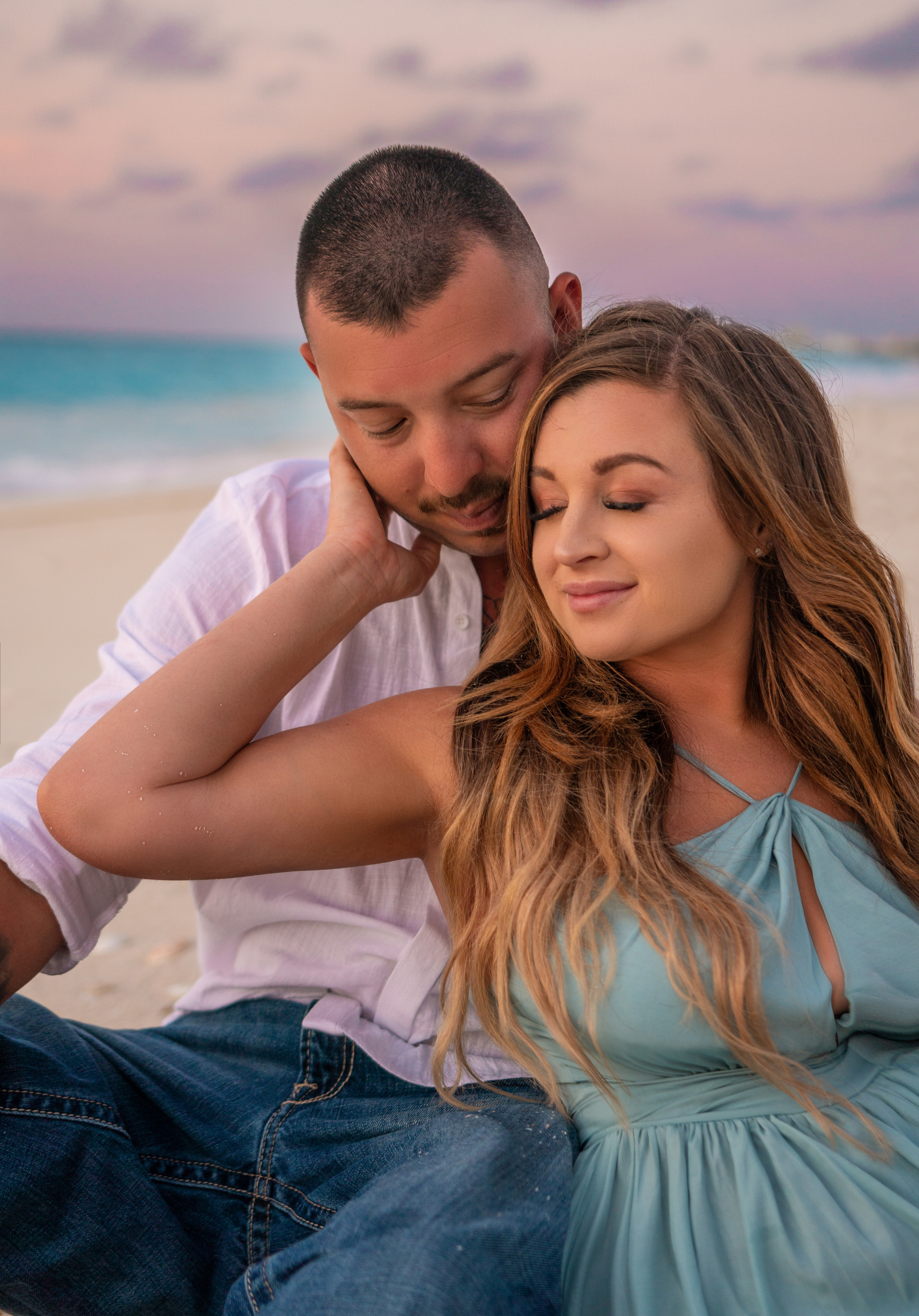 Oceanfront proposal session in Tulum