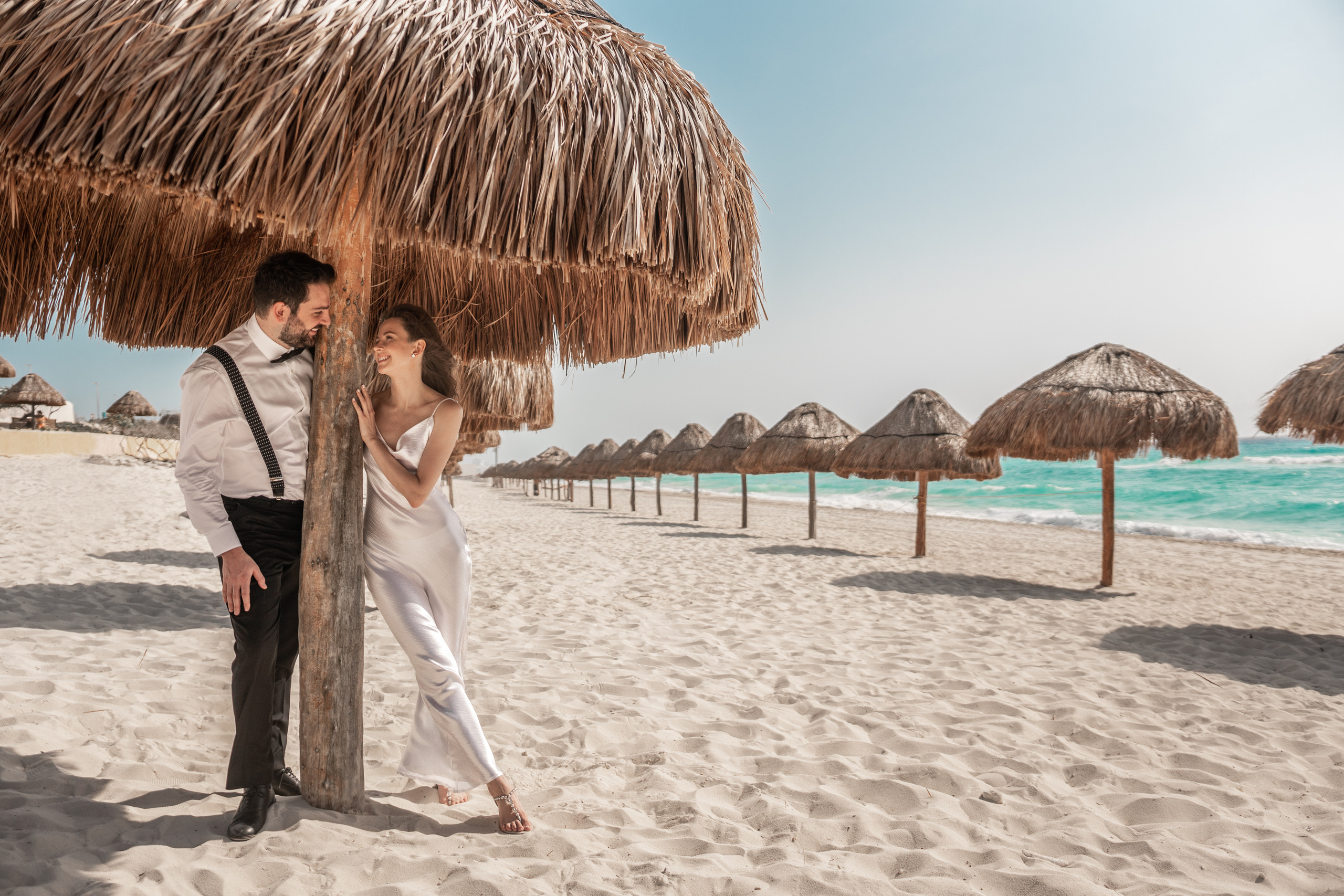 Candid seaside photoshoot in Playa del Carmen