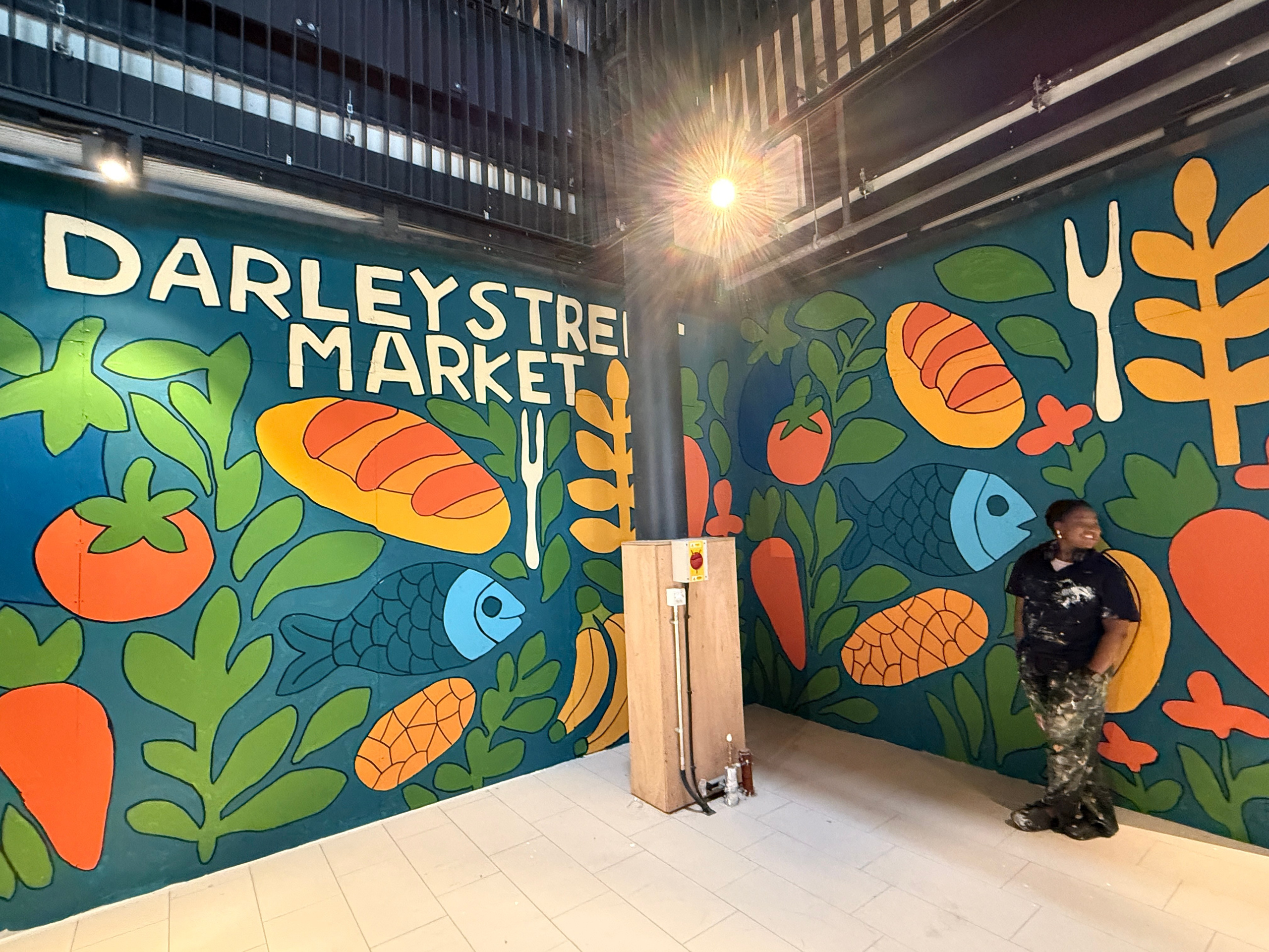 Darley Street Market Mural. Professional Portrait & Event Photographer in West Yorkshire, travels across UK