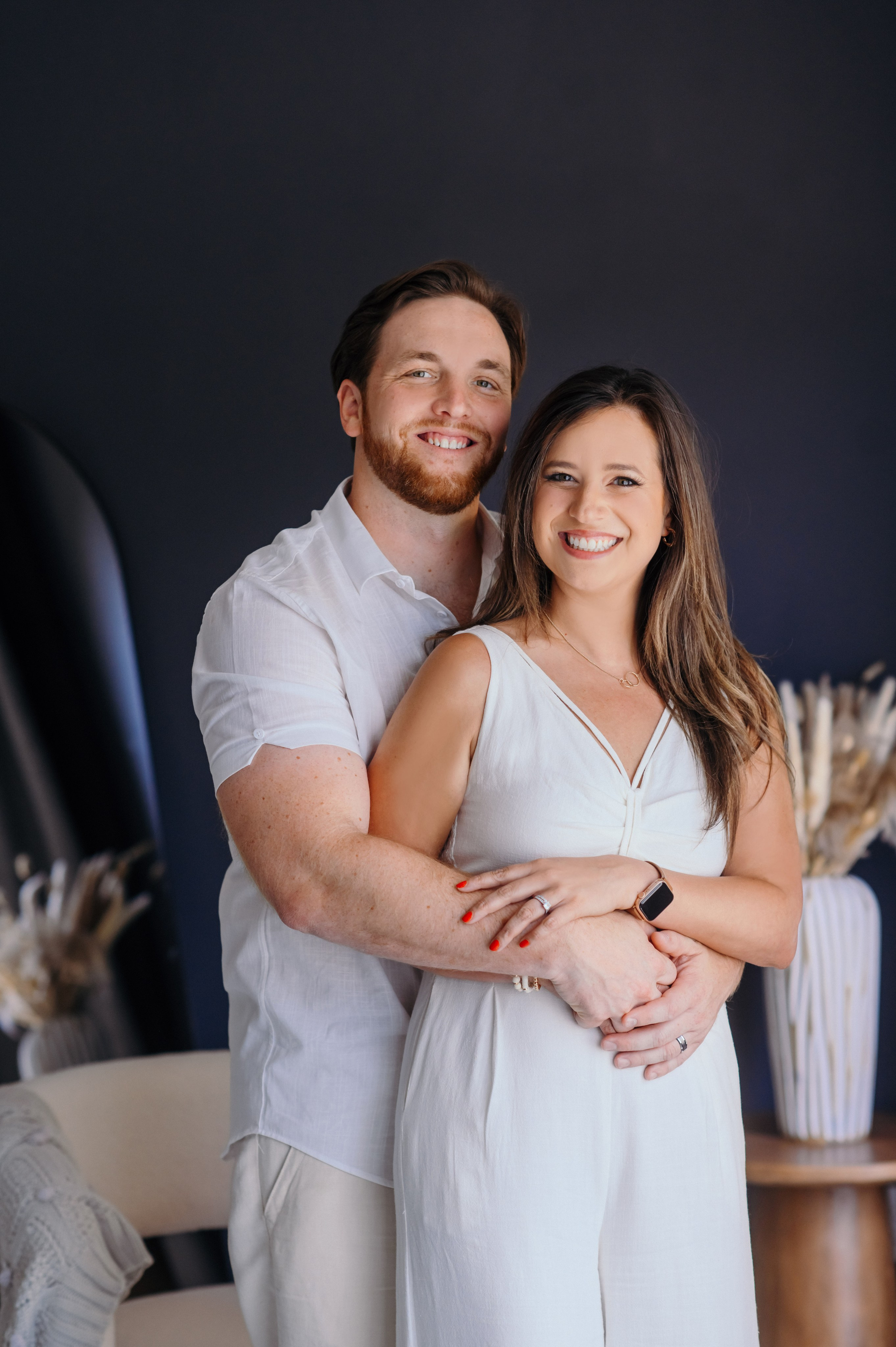 Amanda, Sam and Hayes. Wedding, maternity and family photographer in Charlotte Tasha Minn