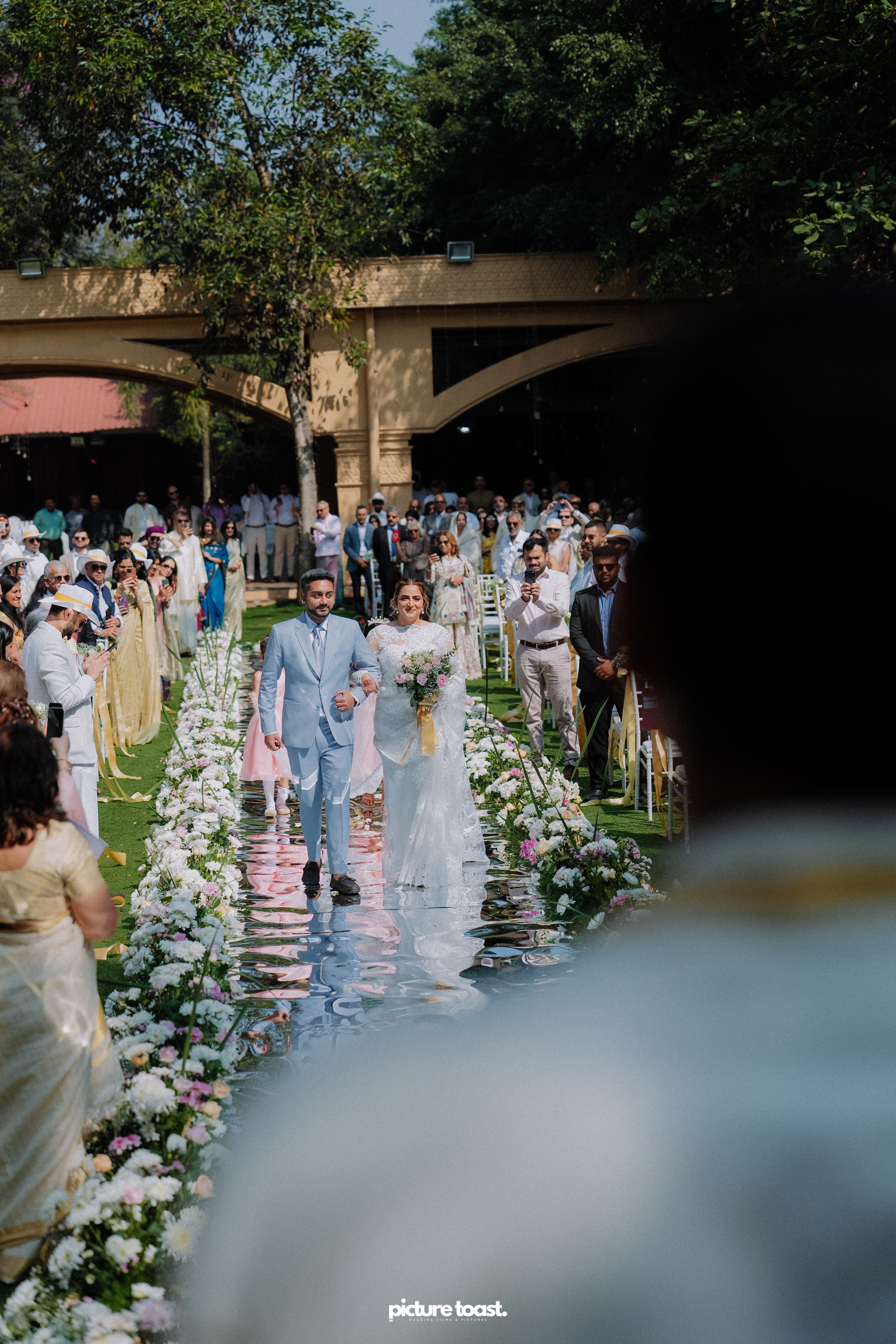Blessing of Rajiv & Aashna. Fine art Wedding Photographers in India & Canada