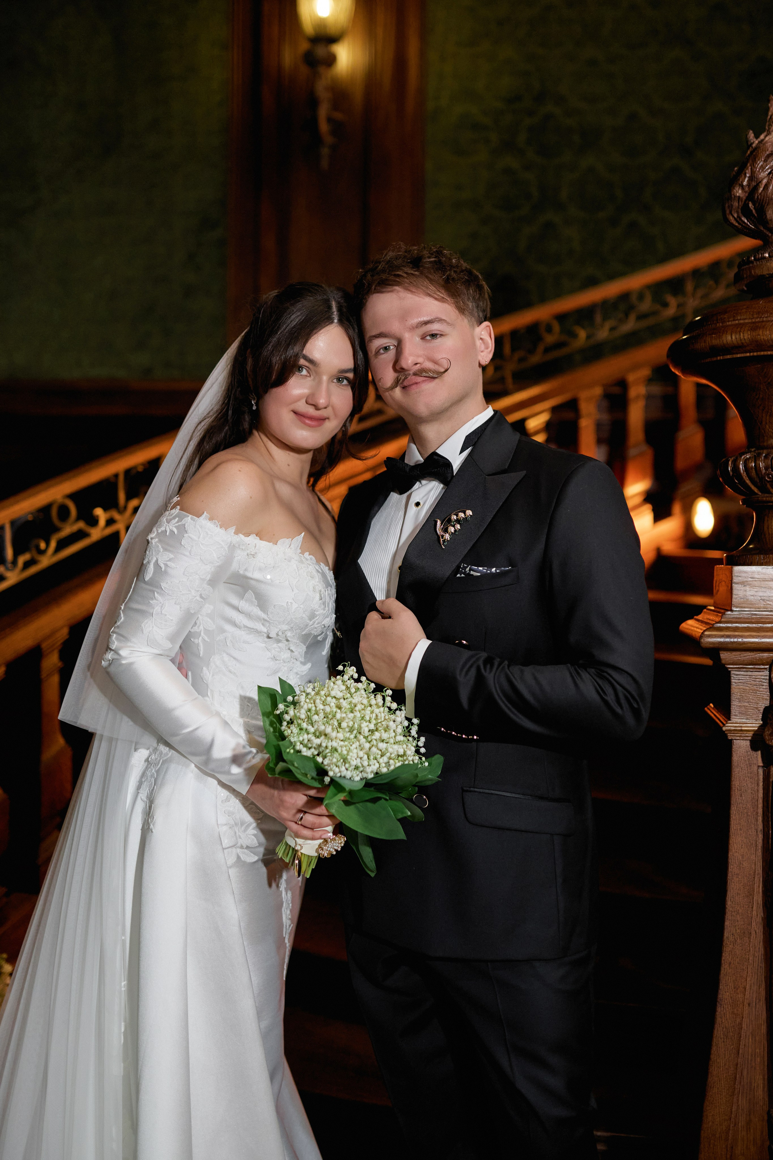 Wiktoria & Kacper. Pałac Goetz. Fotograf ślubny i rodzinny w Krakowie Yana Klymova