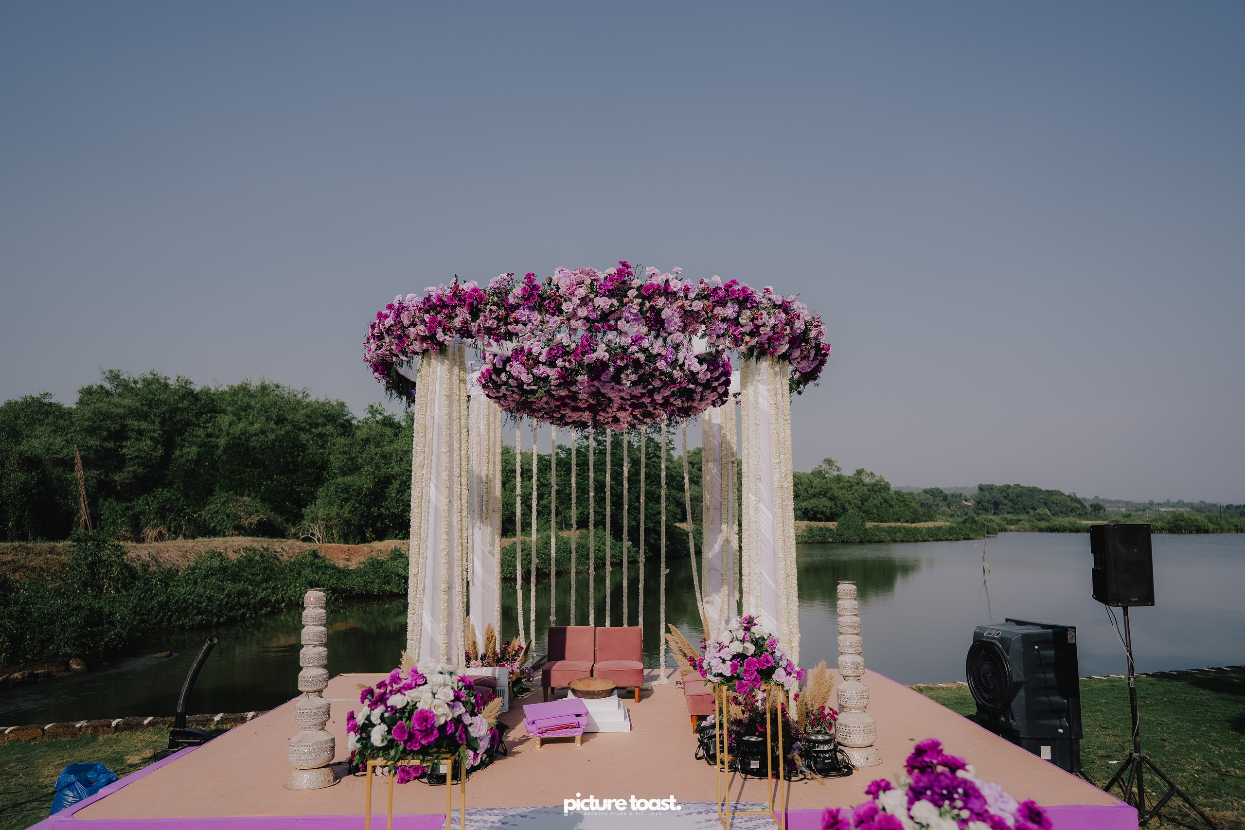 Varamala Ft. Barbie & Aneesh. Fine art Wedding Photographers in India & Canada