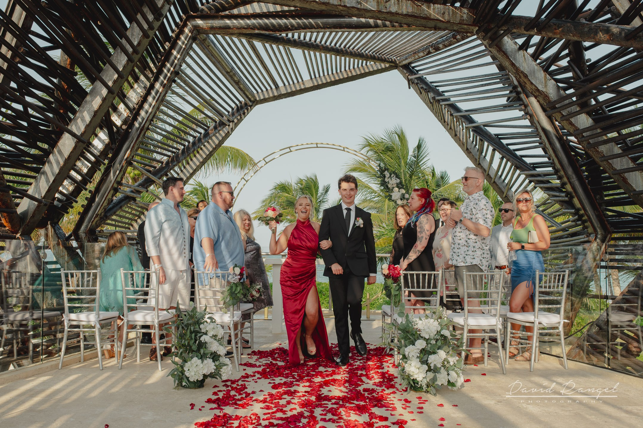 Heather and Benjamin on their destination wedding at Royalton Riviera Cancun. Destination wedding photographer based in Cancun and Riviera Maya with service worldwide