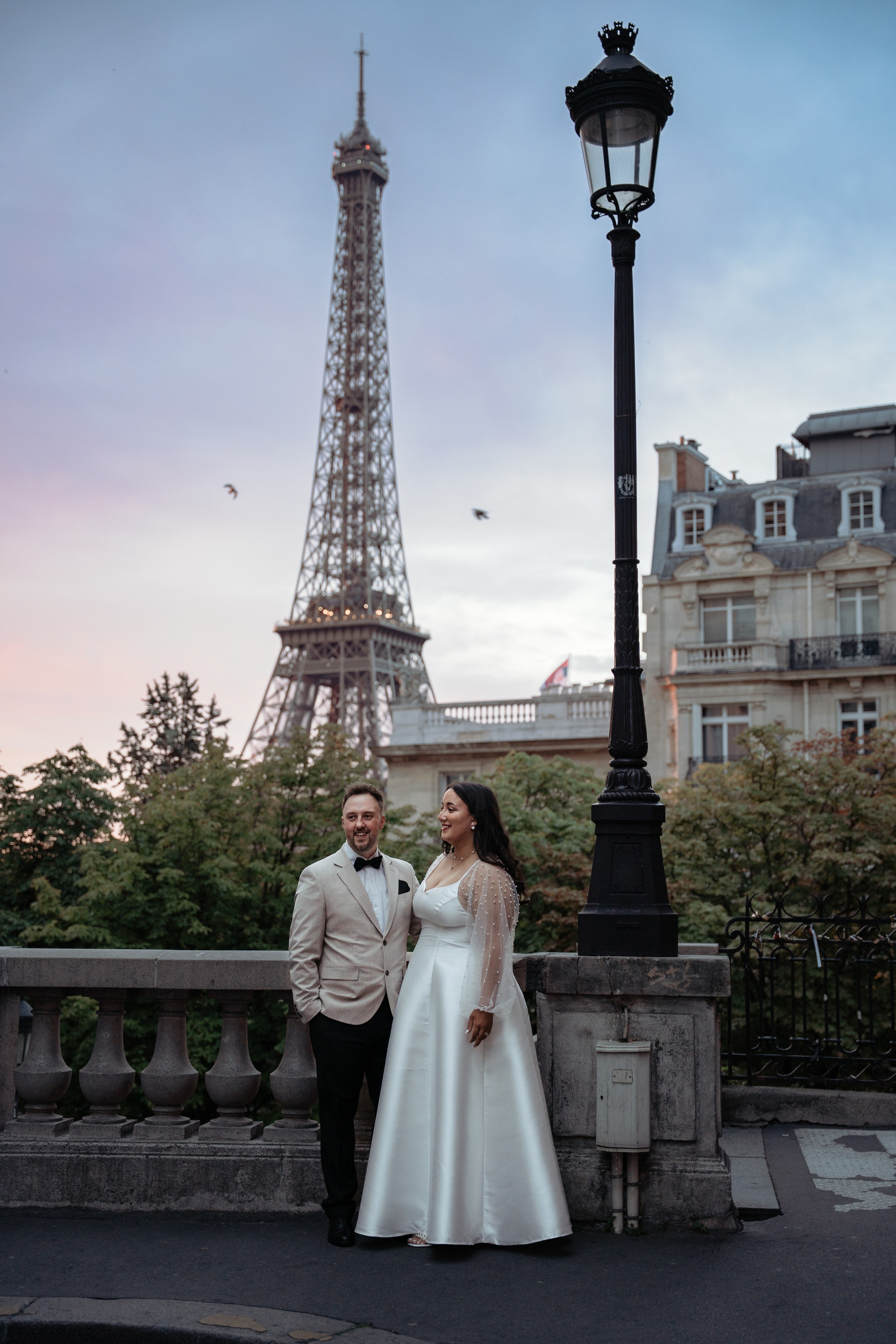 Gerianne & Jordan — the newlyweds in Paris!. Фотограф в Париже Полина Осипова