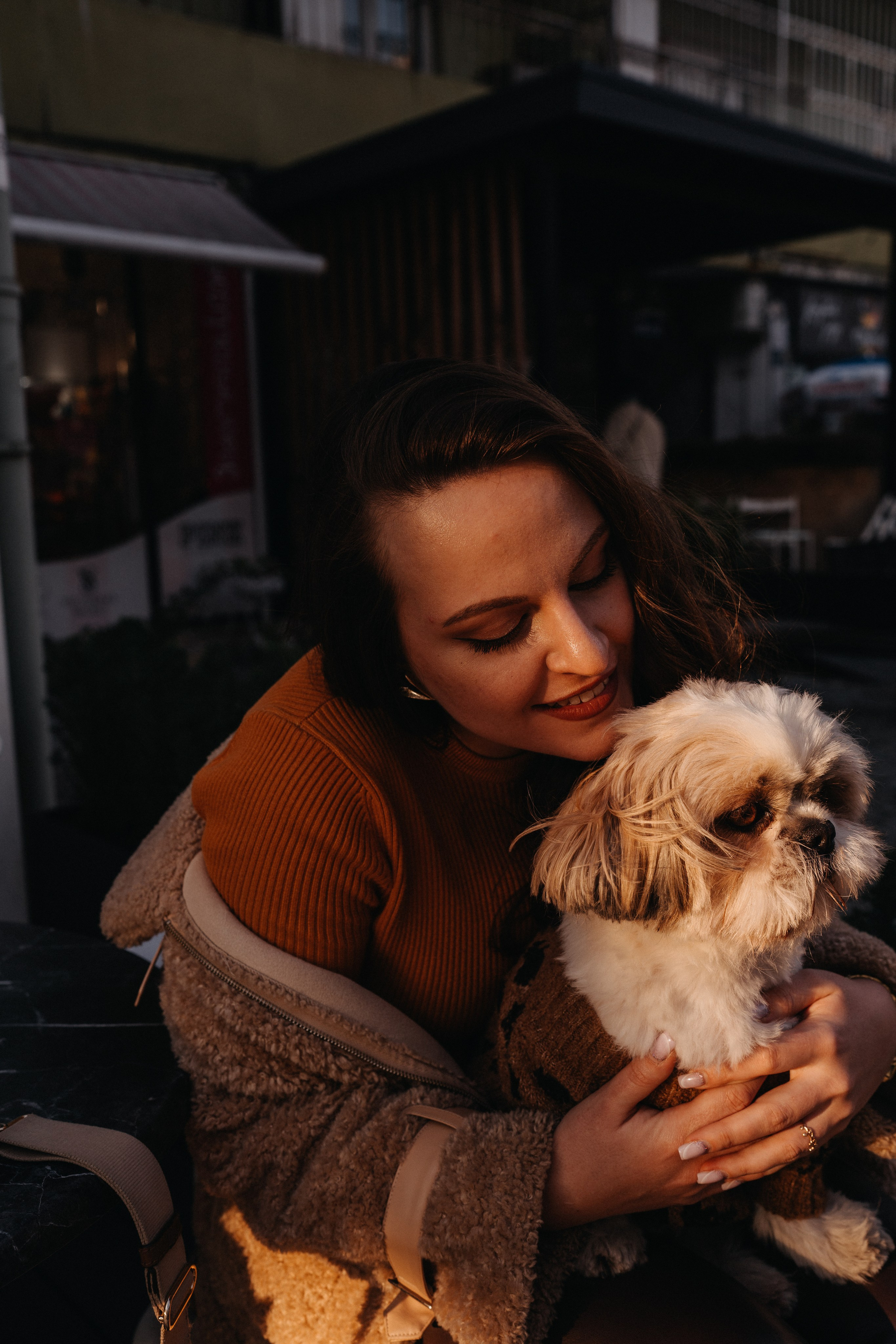 Фотосессия с собакой в Батуми. Портретный и свадебный фотограф в Батуми Валерия Азаренко