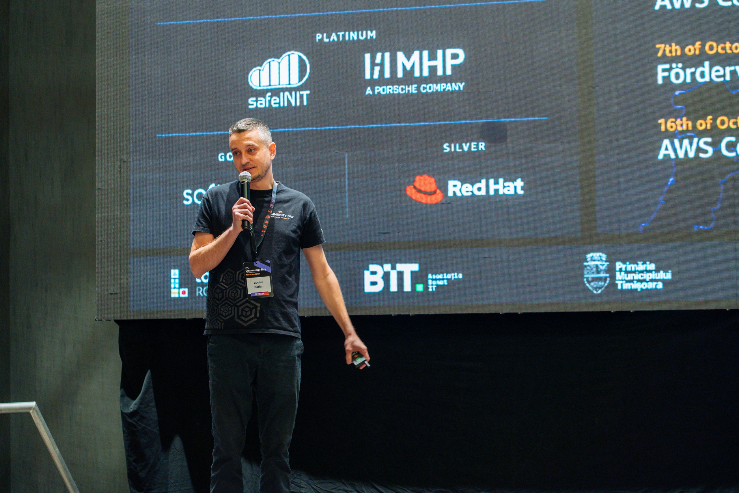AWS Community Day 2025. Cozac Cristian Photographer