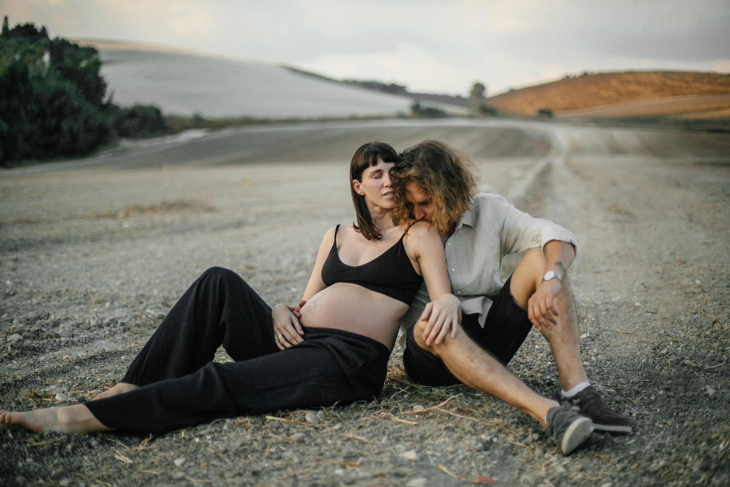 Kiryat Tivon field. Family photographer in Israel