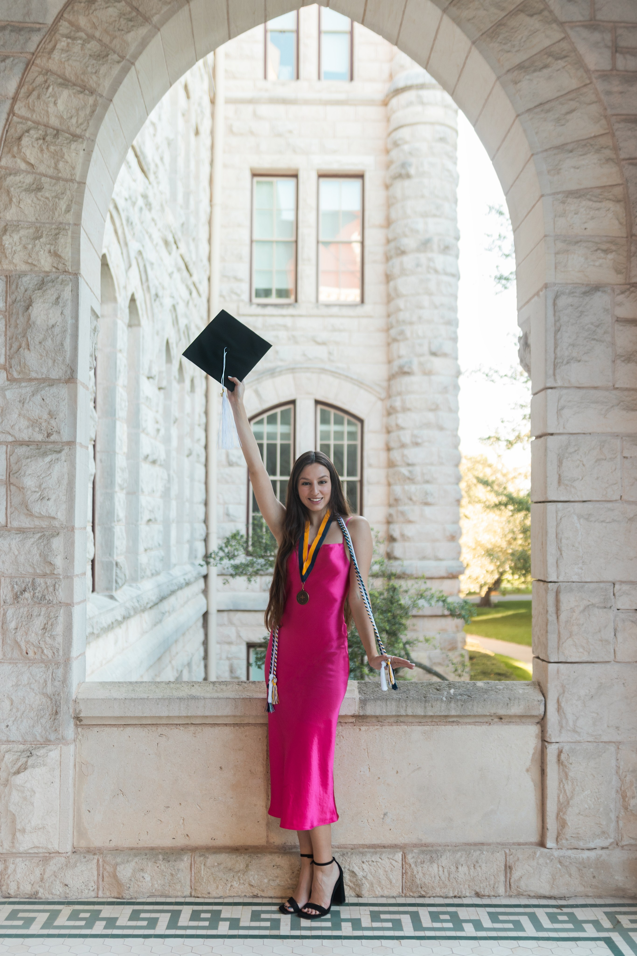 Marisa’s senior photoshoot at St. Edwards University