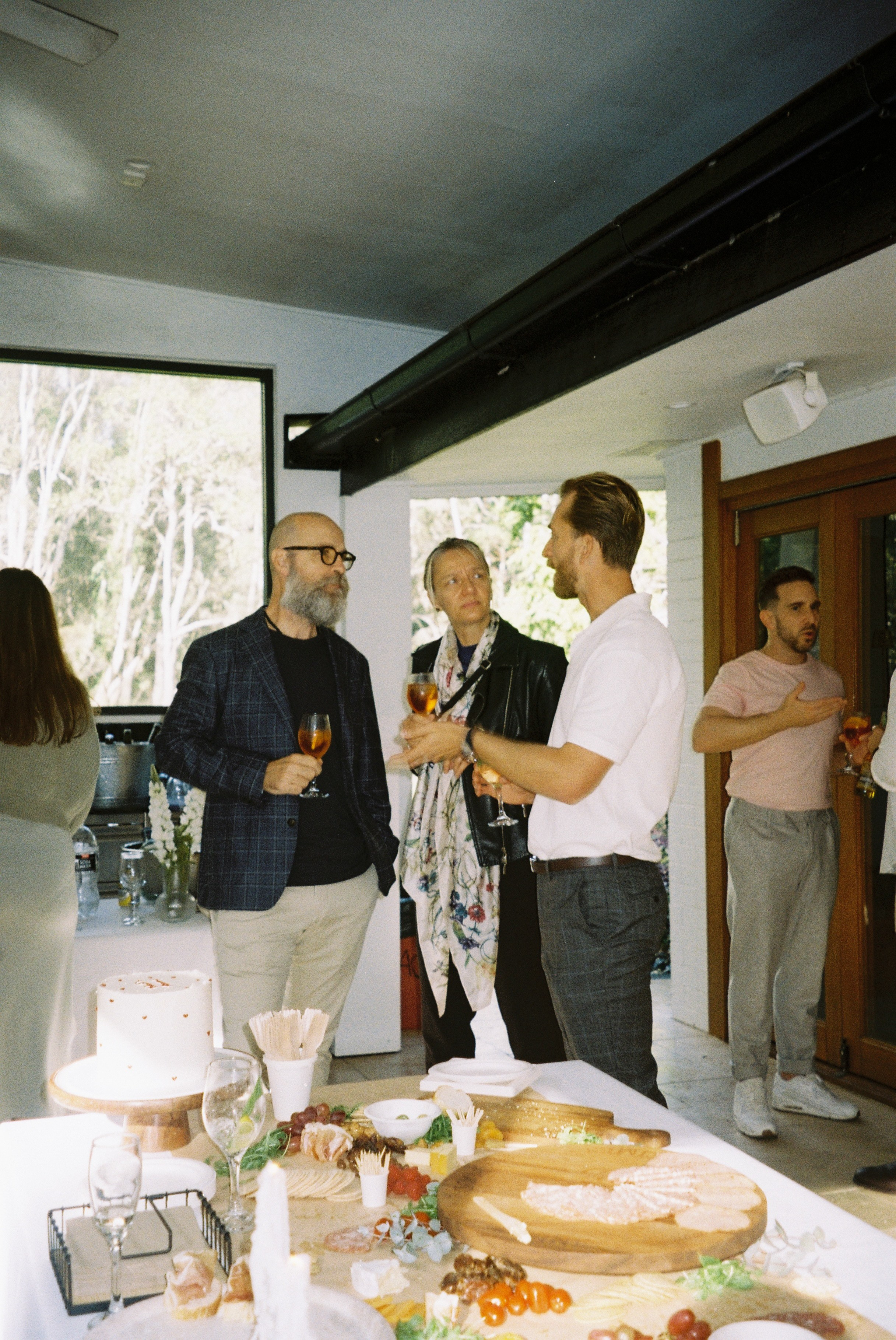 Engagement Party. Film portrait photographer
