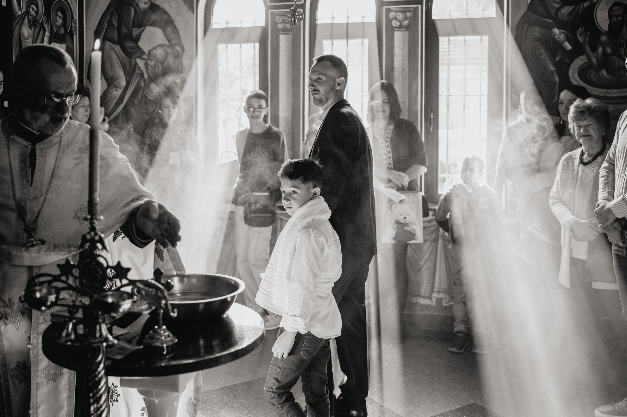 Baptism. Bojana Žuža, photographer in Belgrade, Serbia