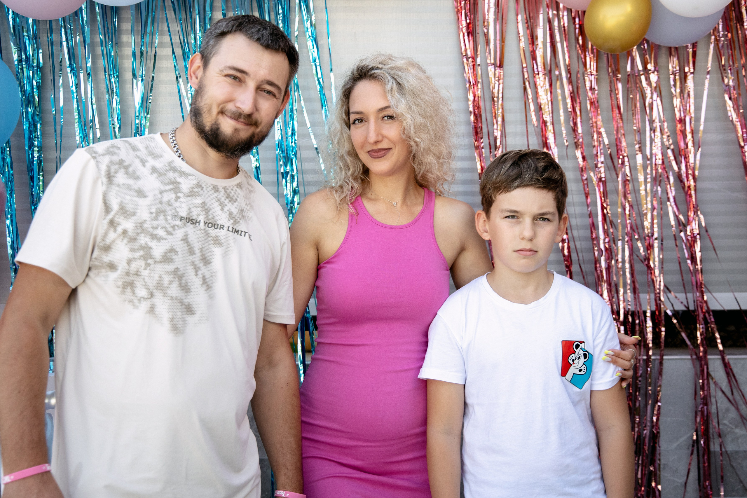 Gender Party for Alina and Michael. Home