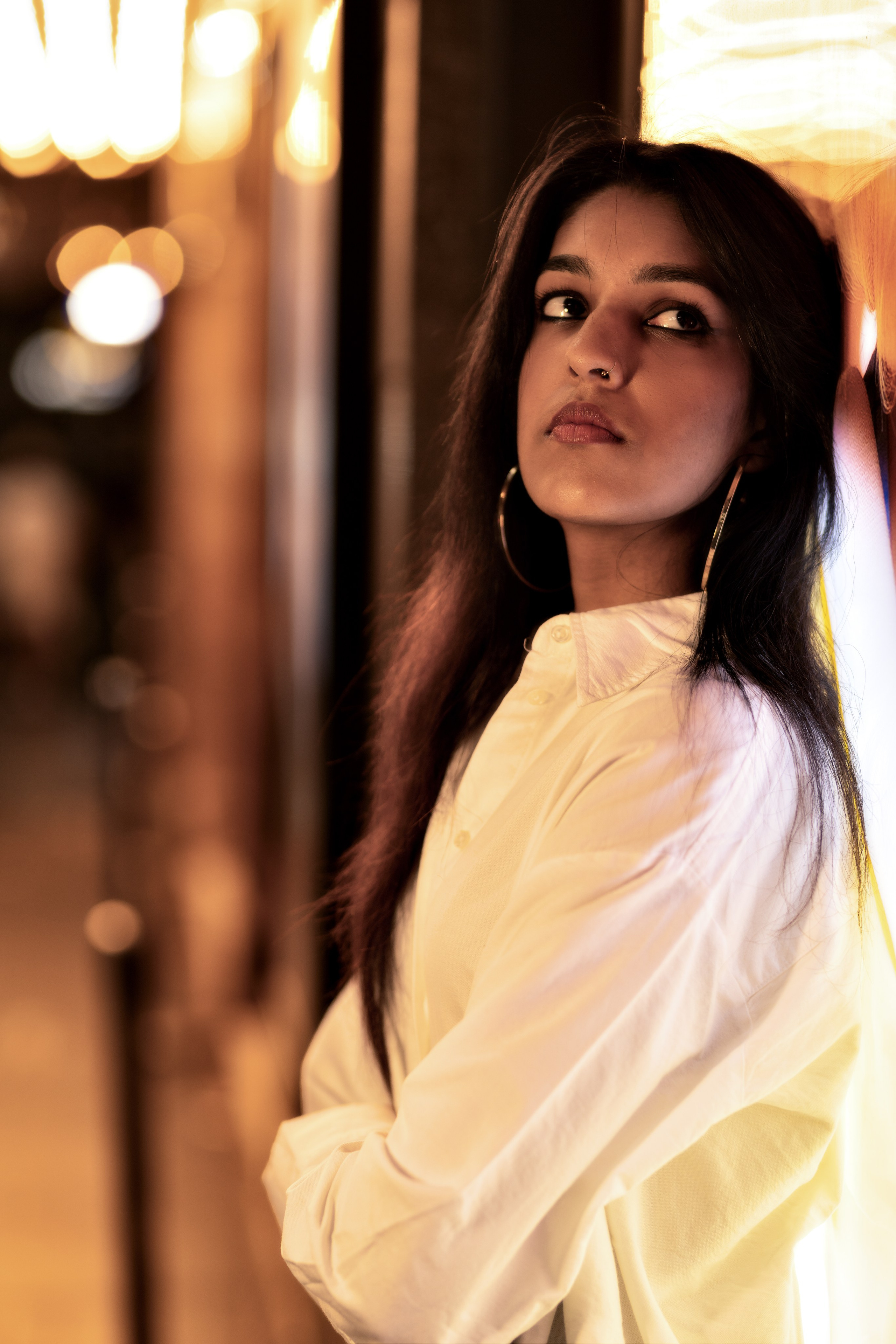 Environmental Neon Portraits in Chennai