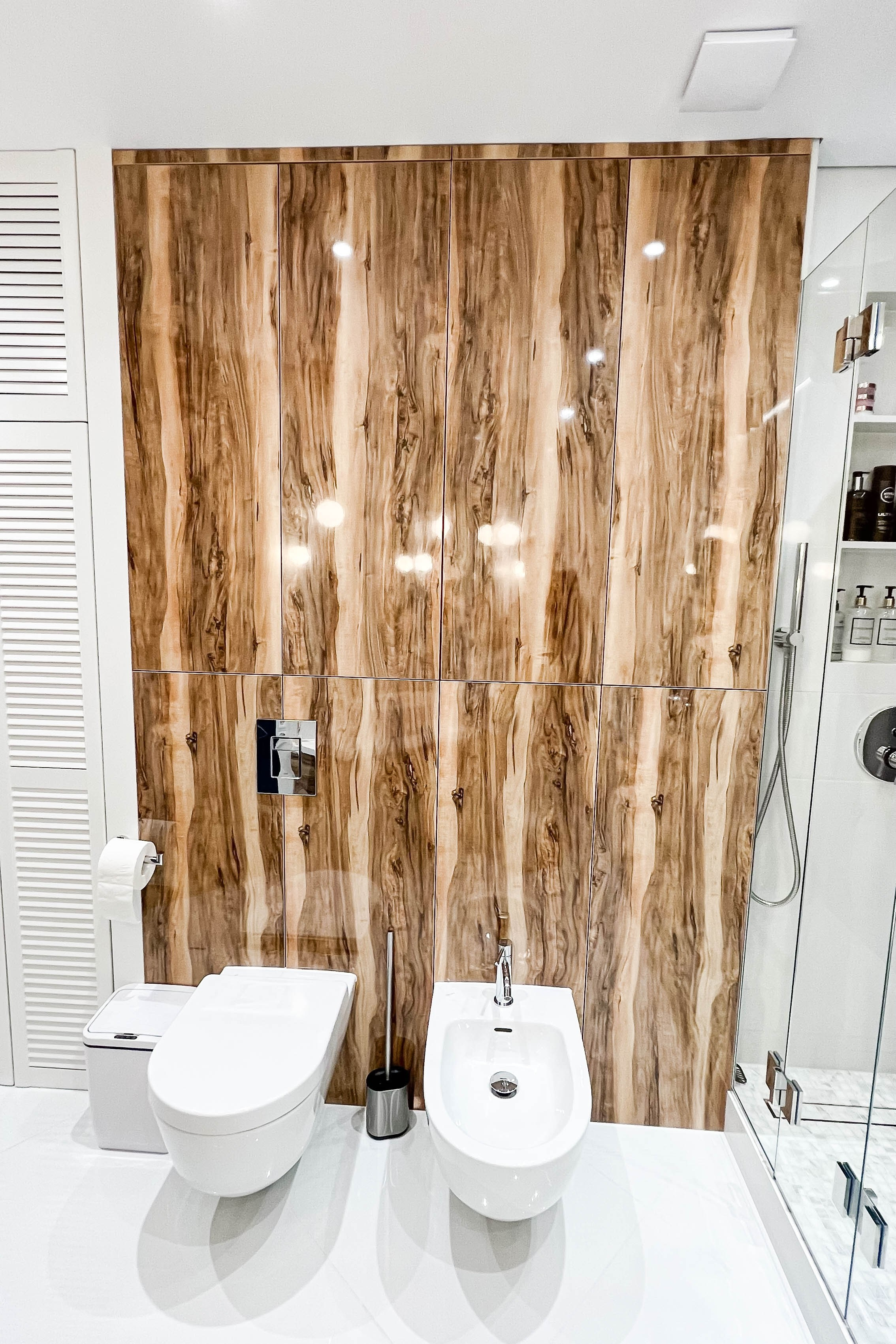 The apartment is in a modern style. Fotograf Dmitrii Donets