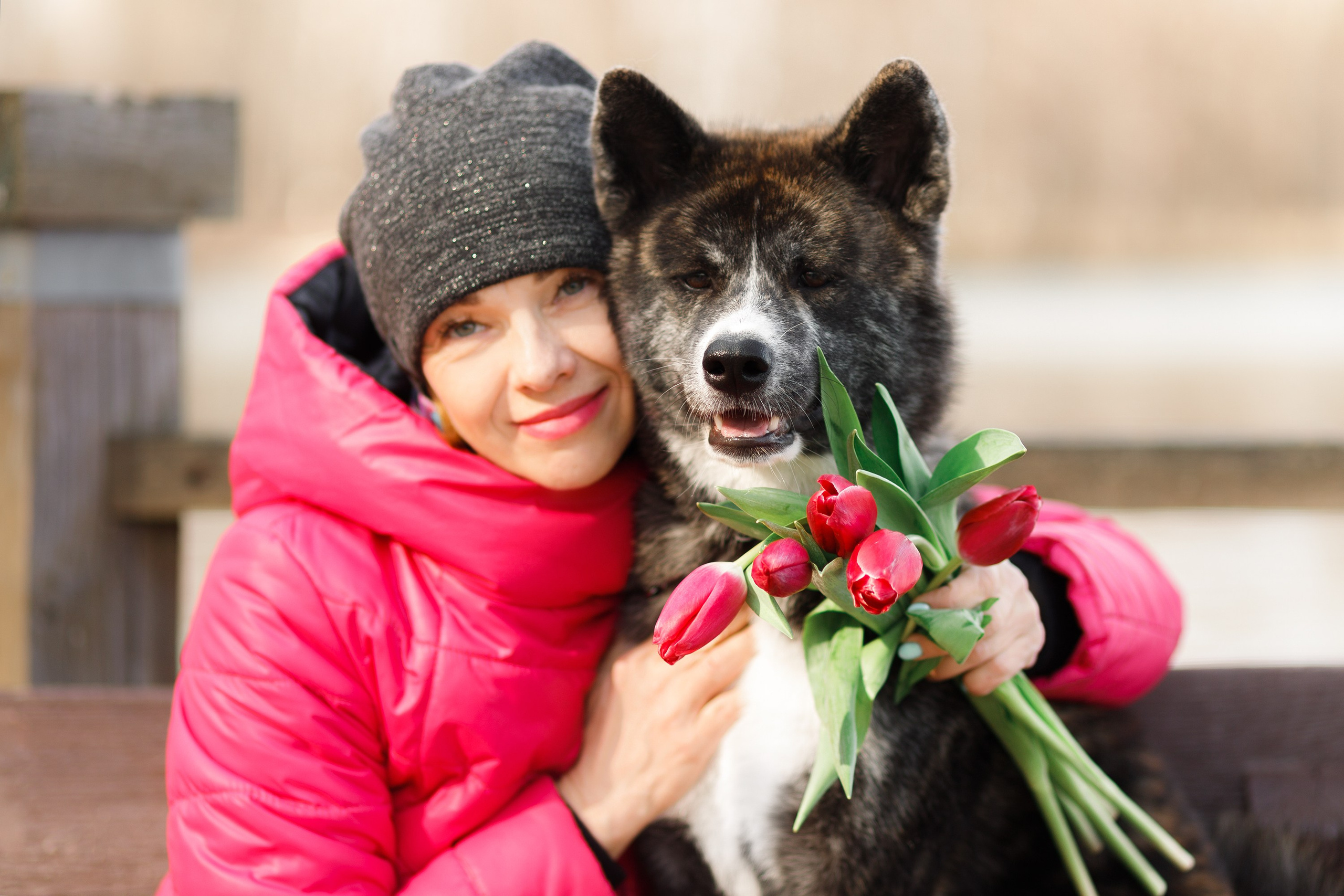 Autumn photo day for dog handler. Kaja | fotograf we Wrocławiu | ludzie i psy