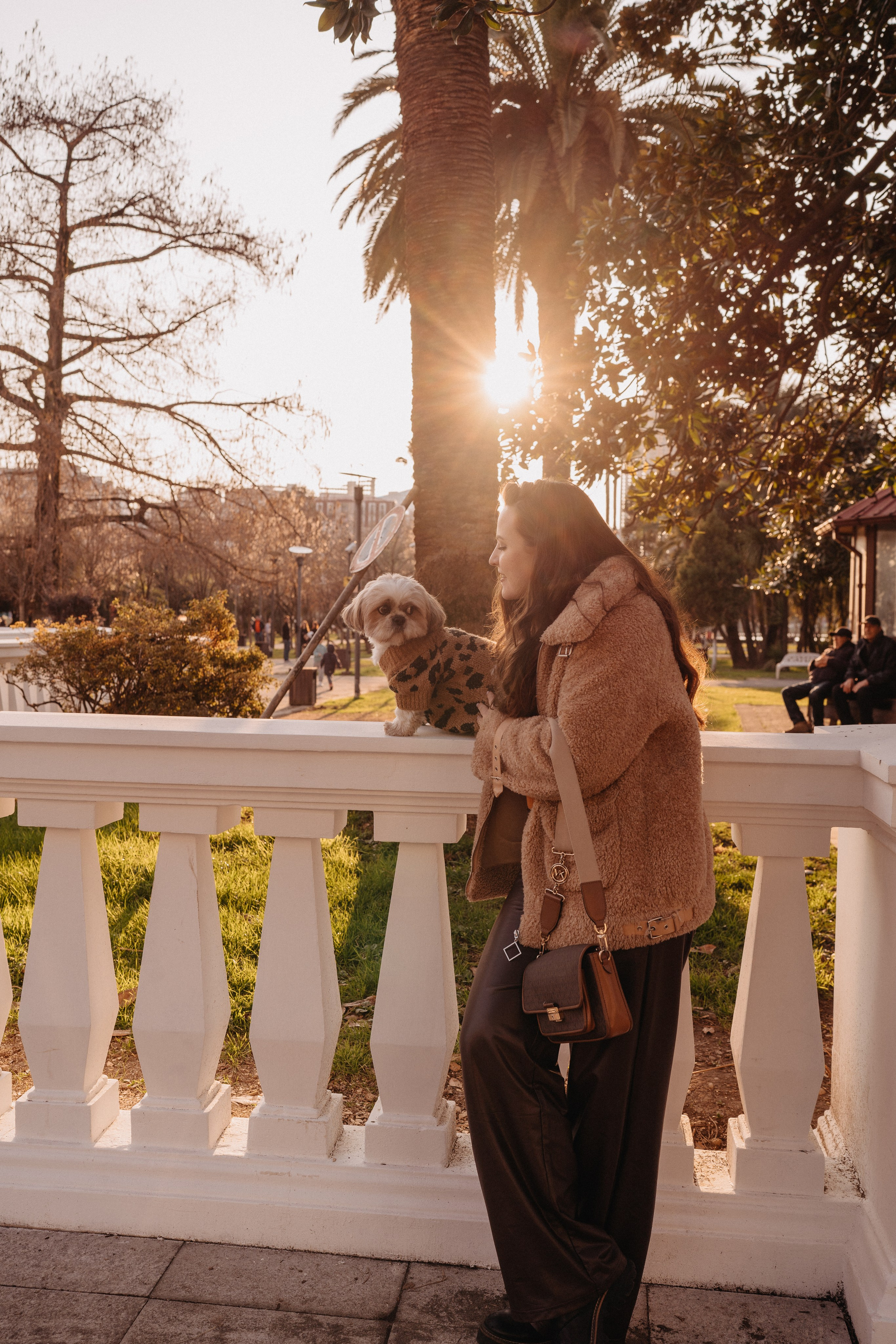 Фотосессия с собакой в Батуми. Портретный и свадебный фотограф в Батуми Валерия Азаренко