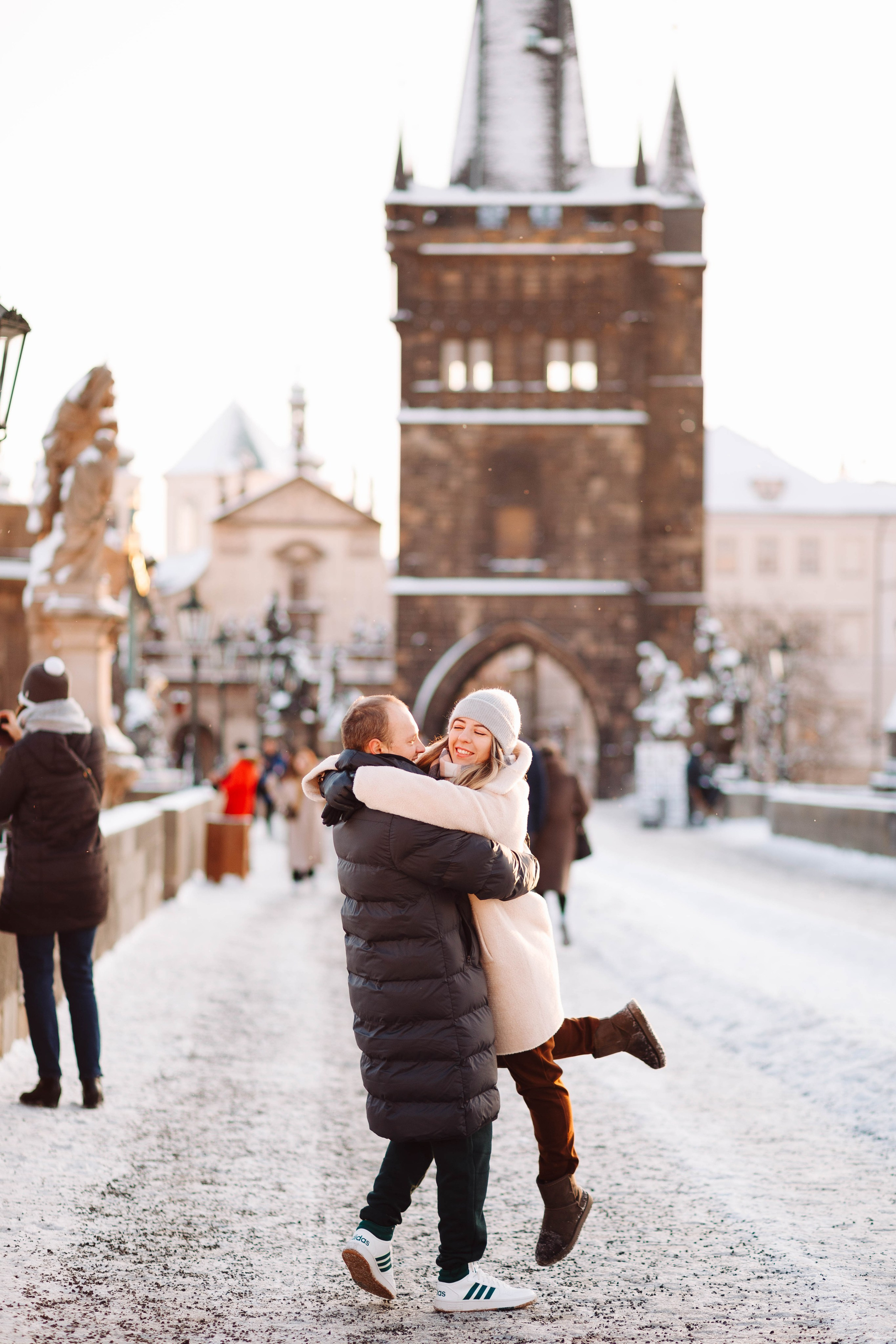 Lesia & Sergey. Photographer in Prague for tourists