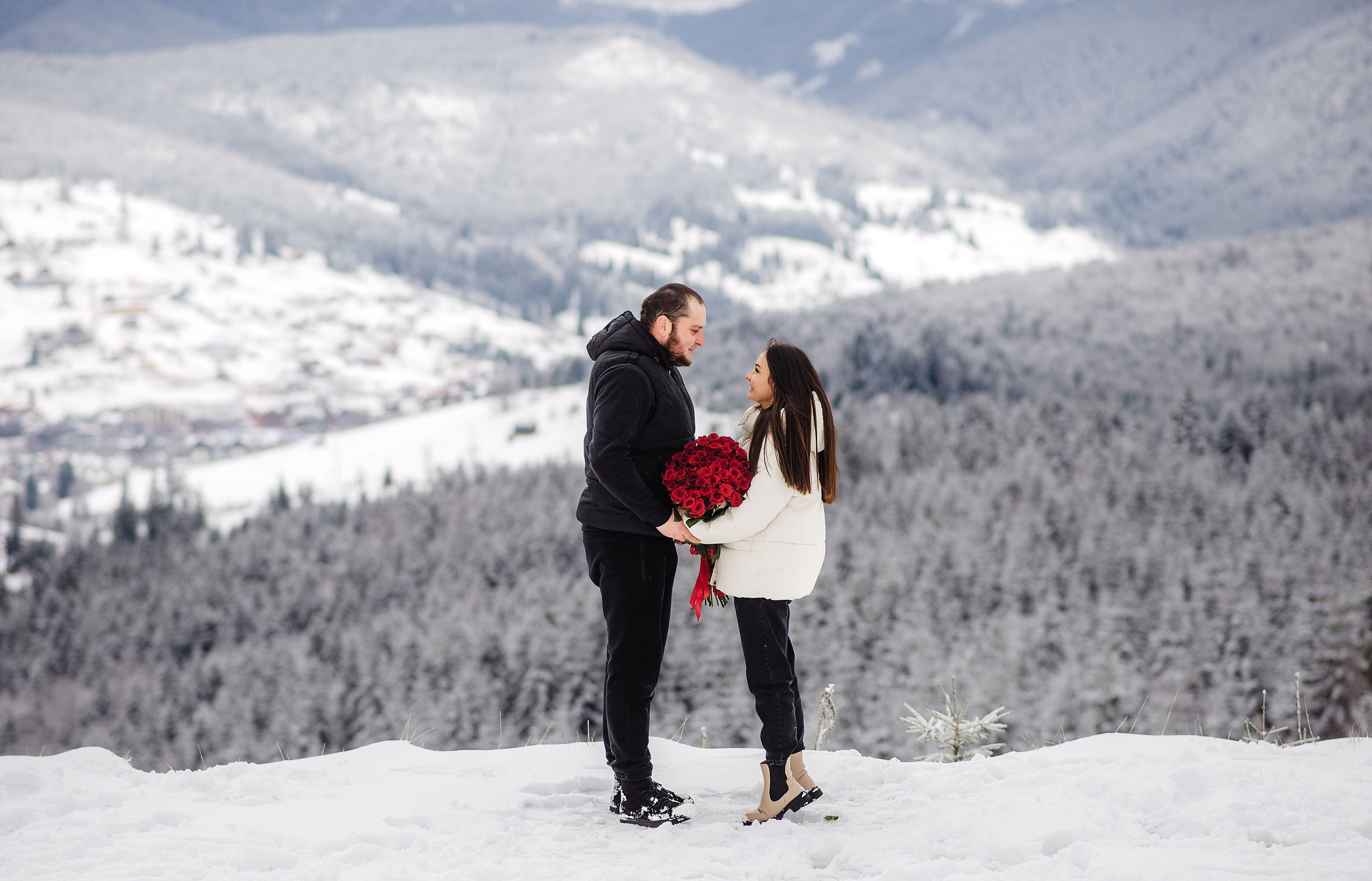 Освідчення Назар та Іванна Буковель. Весільний та портретний фотограф Кизим Арсен