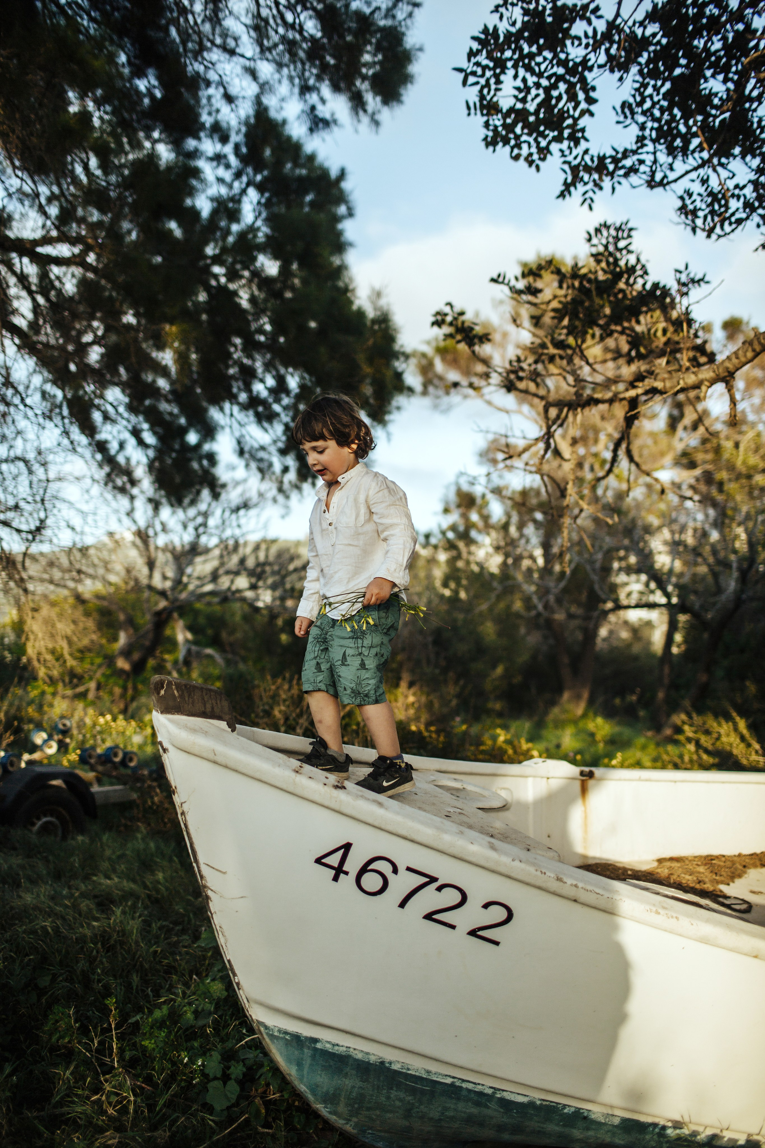 Family walk at Tel Shikmona. Family photographer in Israel