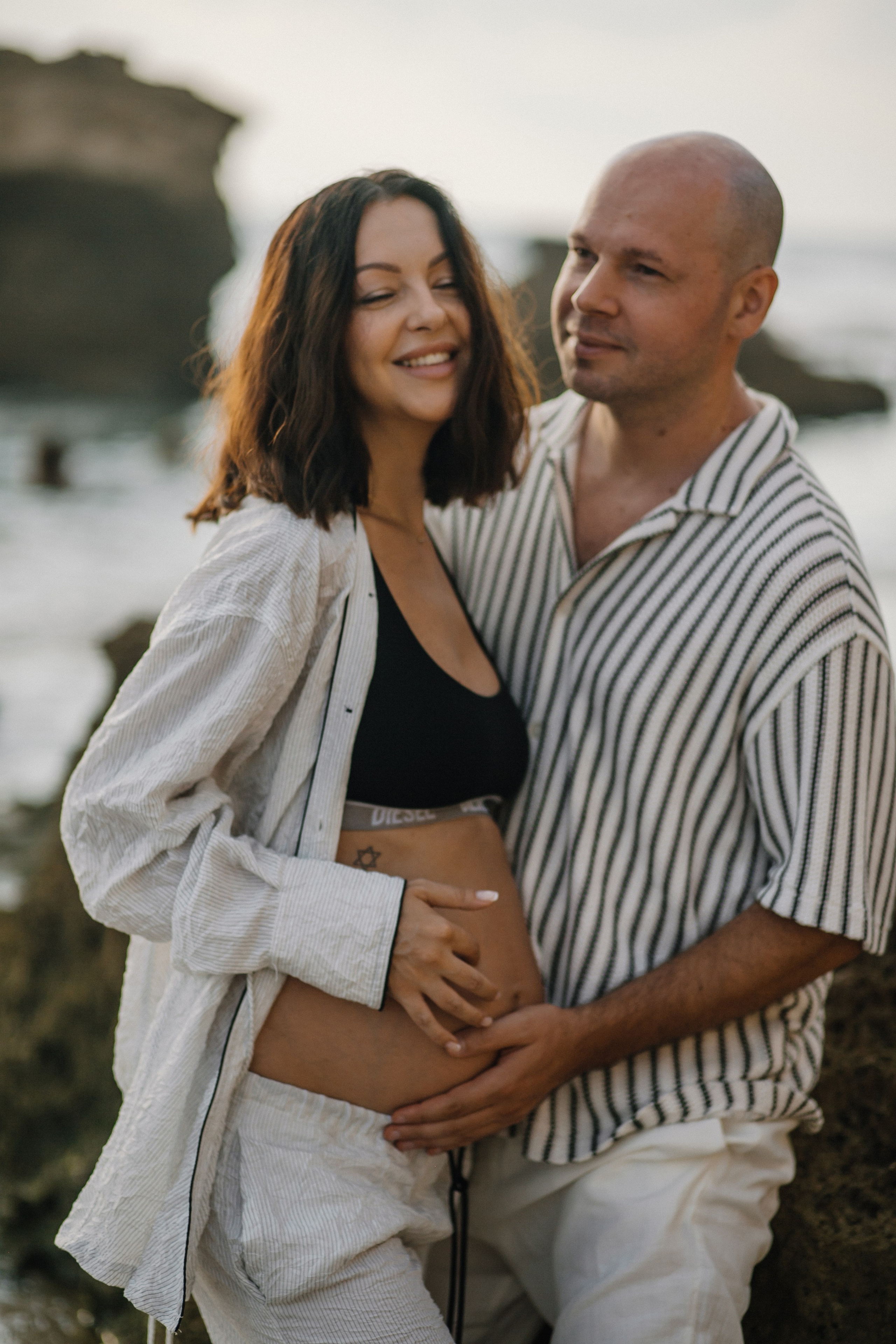 Katya & Fil Givat Olga. Family photographer in Israel