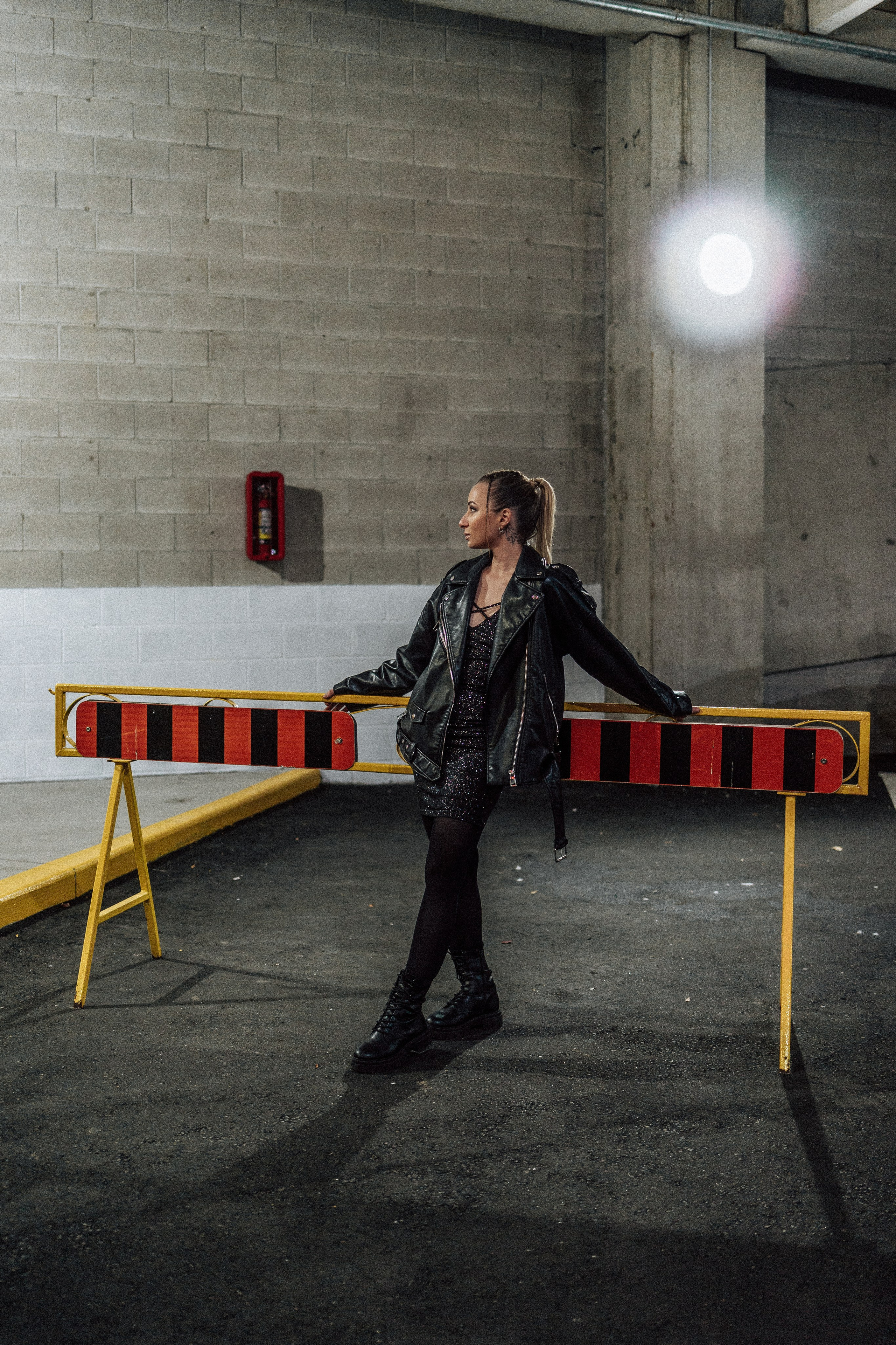 Creative rooftop photoshoot in Windsor, capturing a bold and unique portrait that expresses your personality.