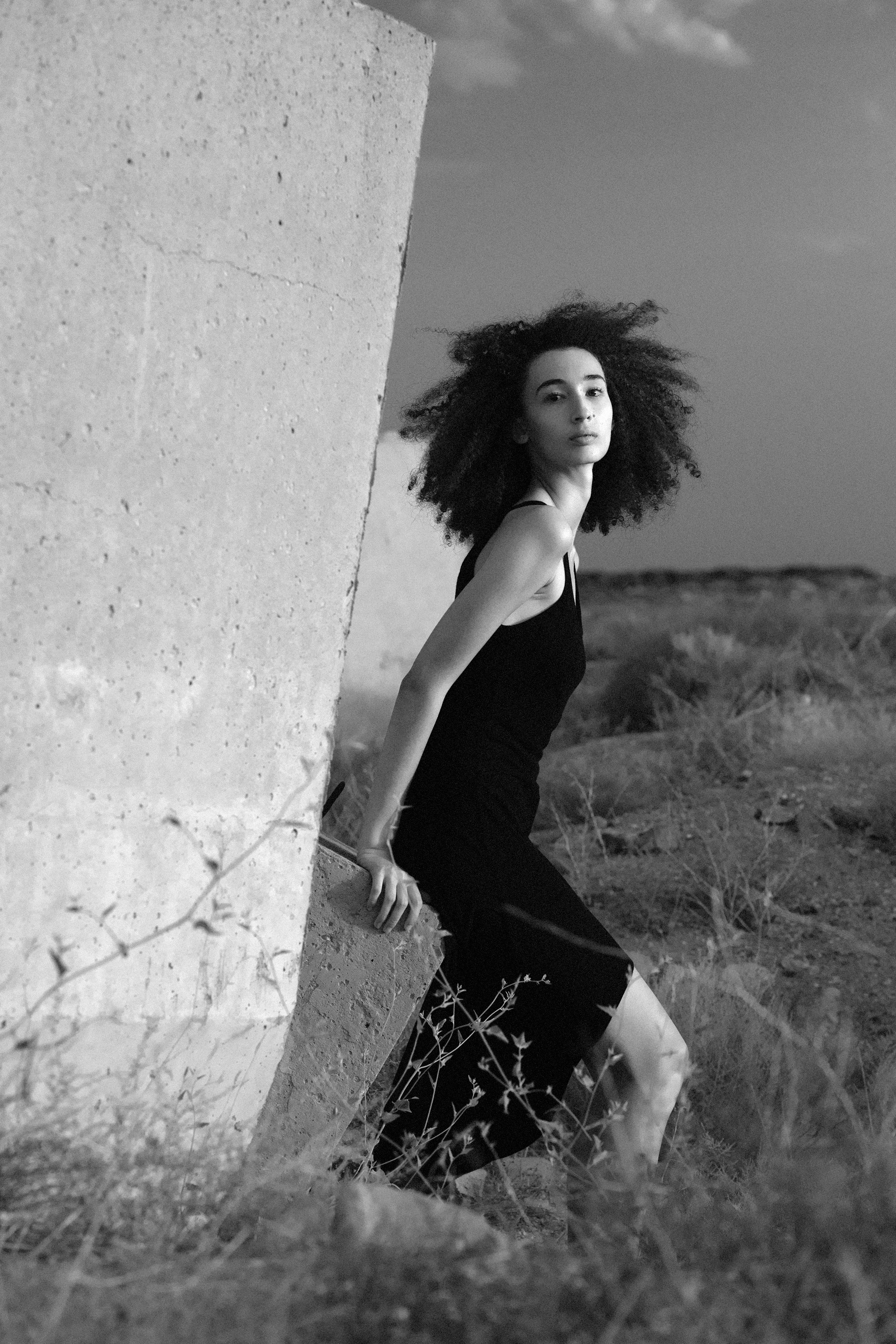 Sophia / Blocked. BNW Around Photography