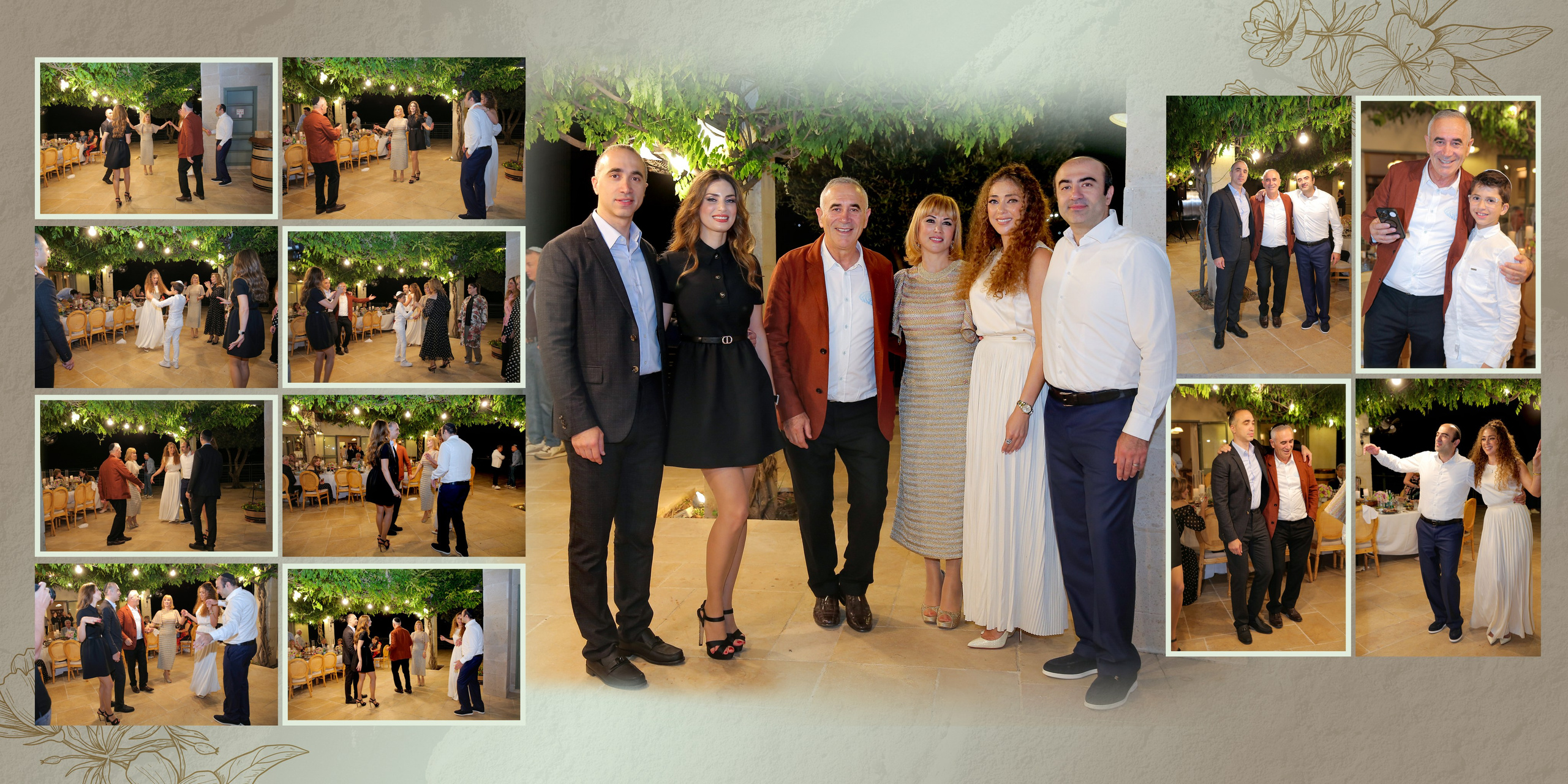 אירינה בת 60. Wedding and events photographers Studio Shalom