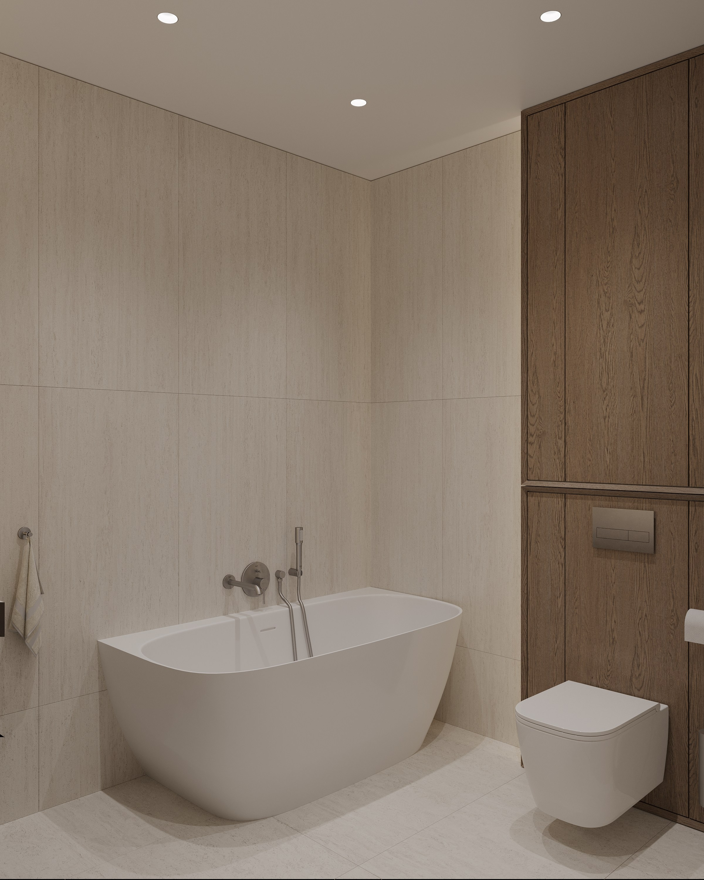 Wooden minimalizm. Simple Archs — high quality visualizations for your interior projects