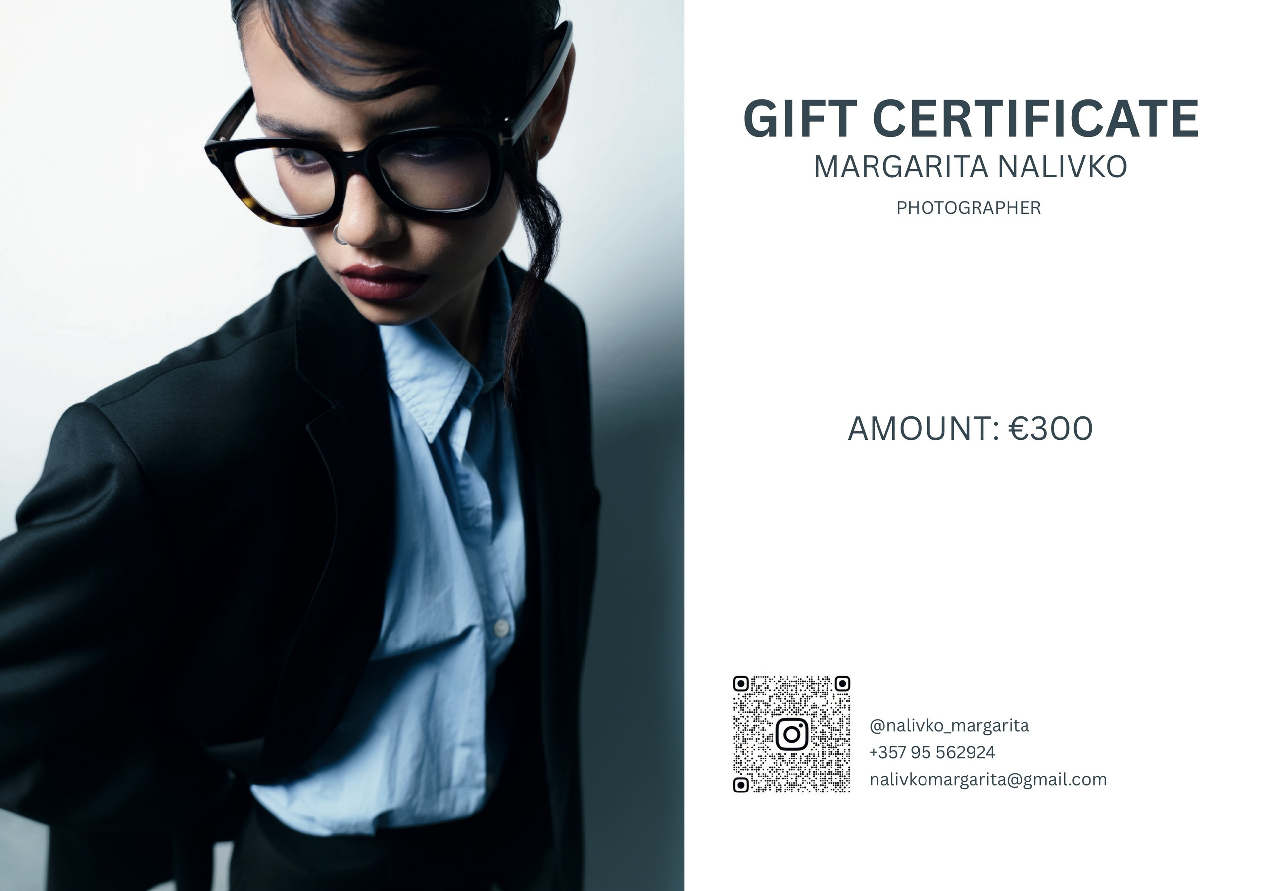 Gift Certificates | Margarita Nalivko