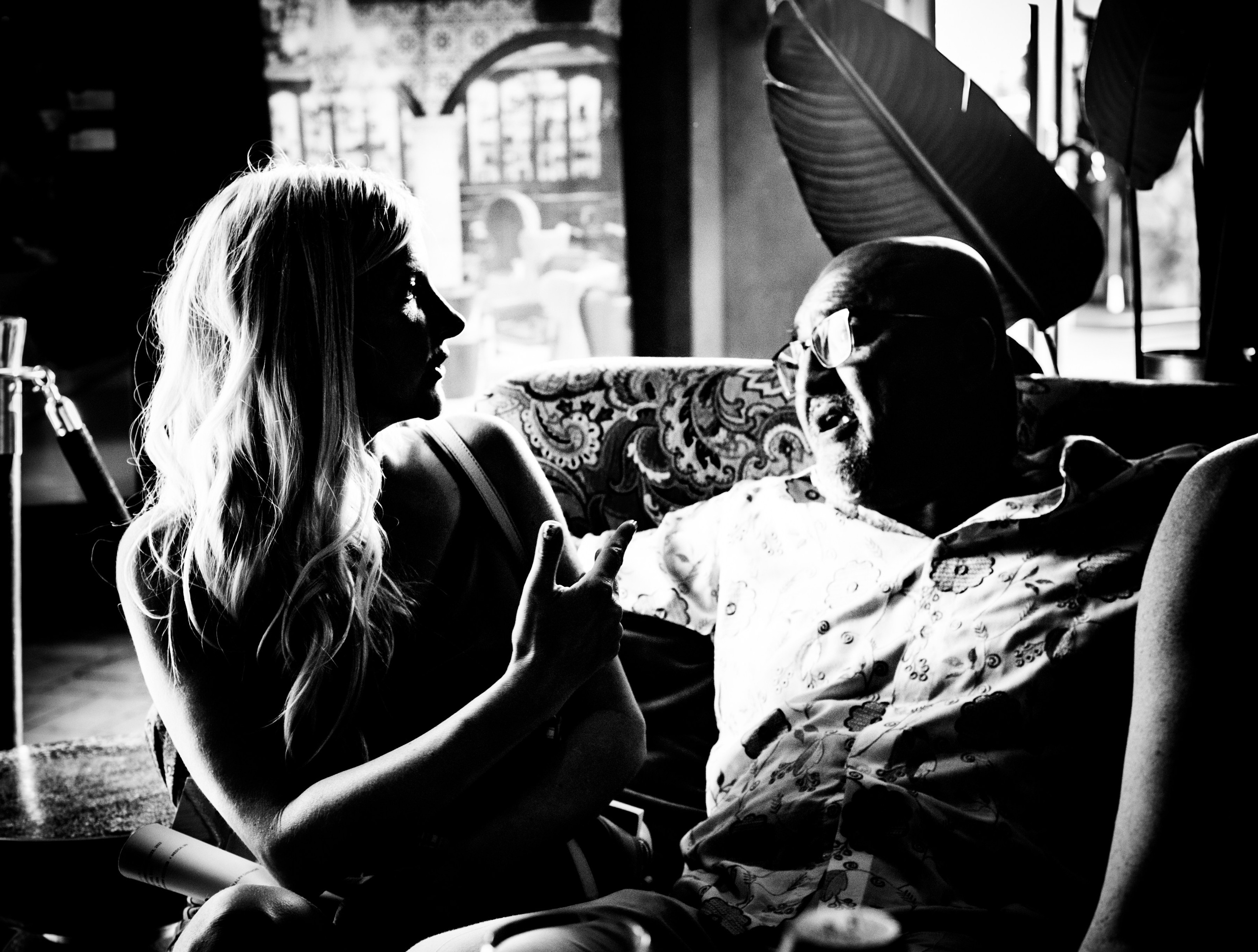 Burn Black and White Series. Out and About 239