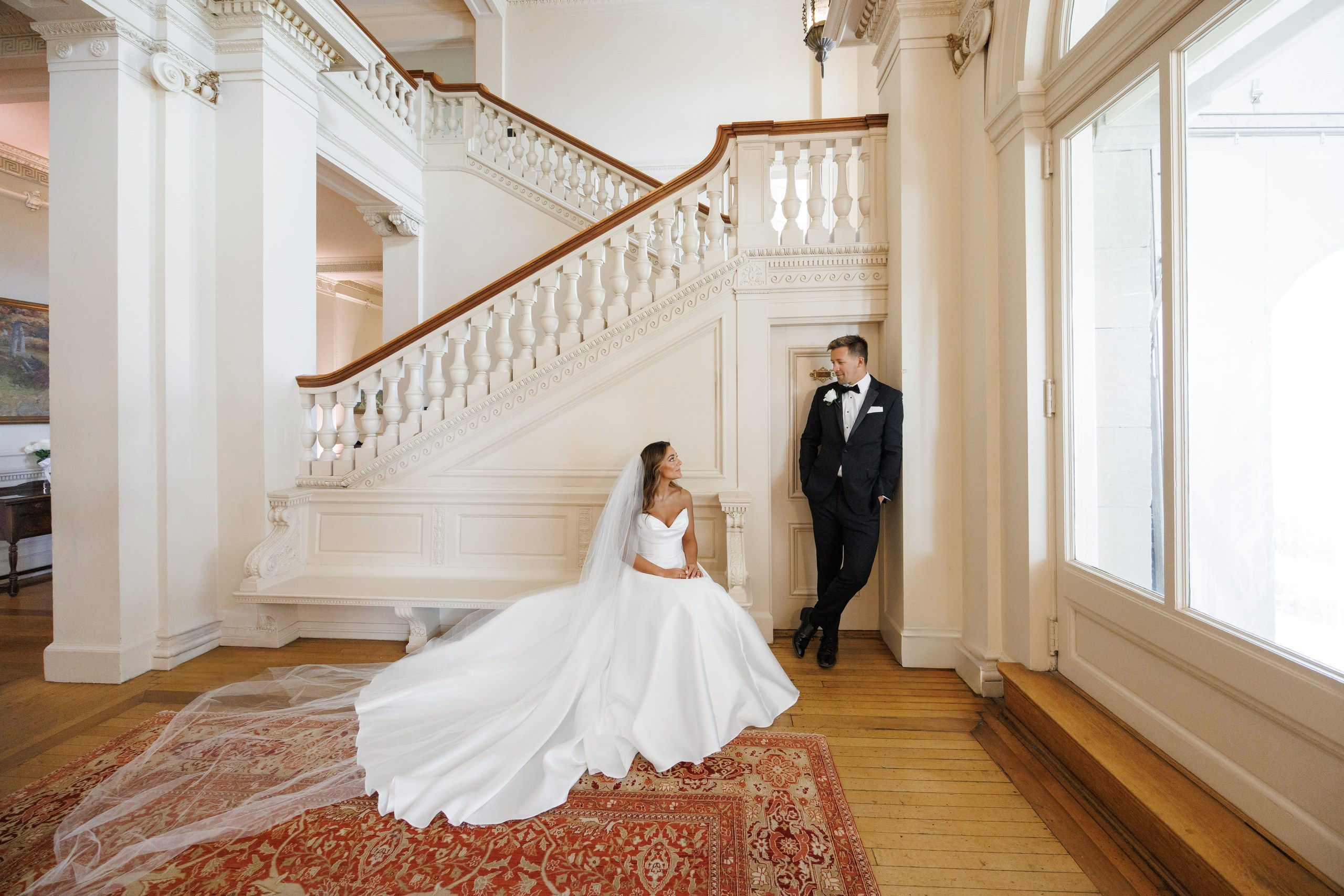 Stephanie and Alexander, Cairnwood Estate, PA. Wedding Photo & Video