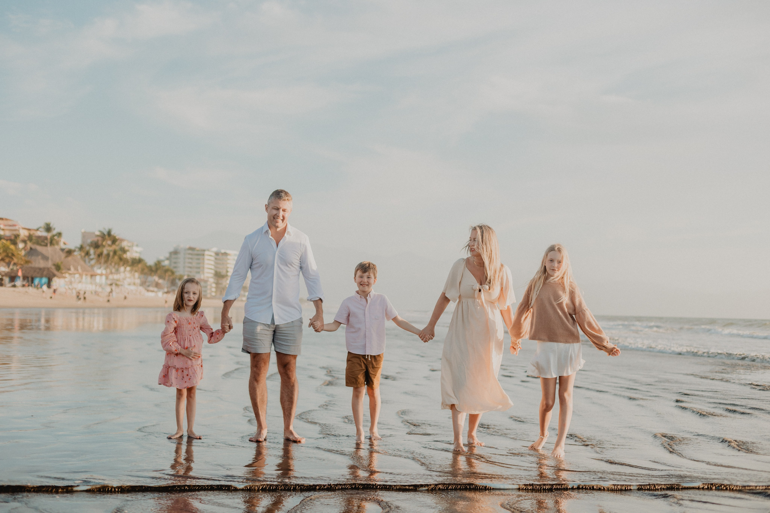 Laughter, Sand, and Sea: A Family Session in Nuevo Vallarta