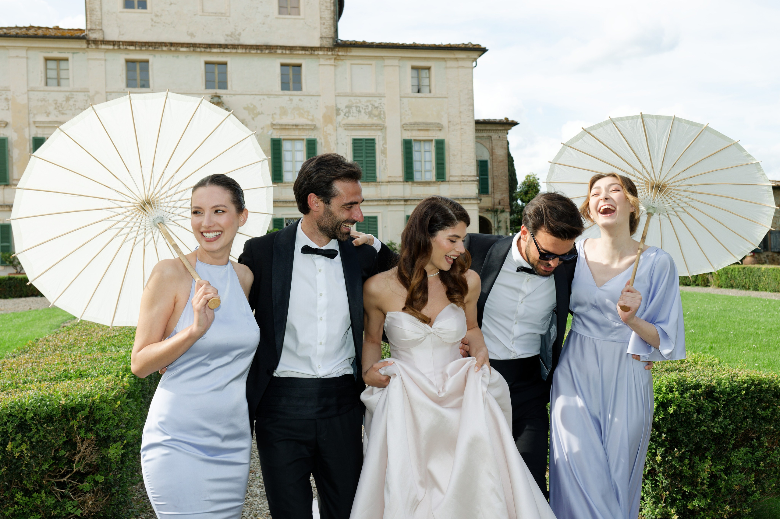 Wedding editorial at Villa di Geggiano, Tuscany, Italy