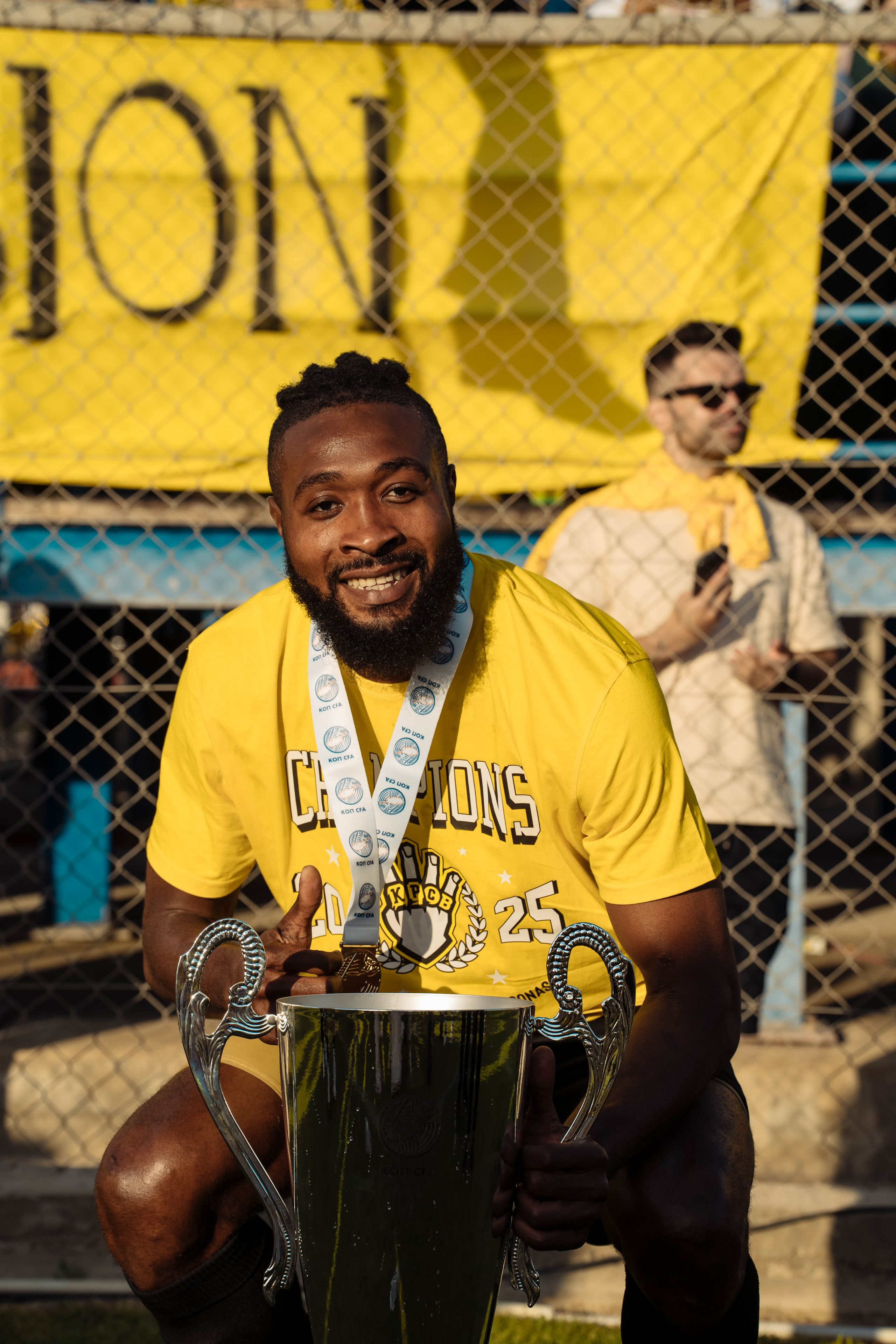 Football. Photographer in Cyprus