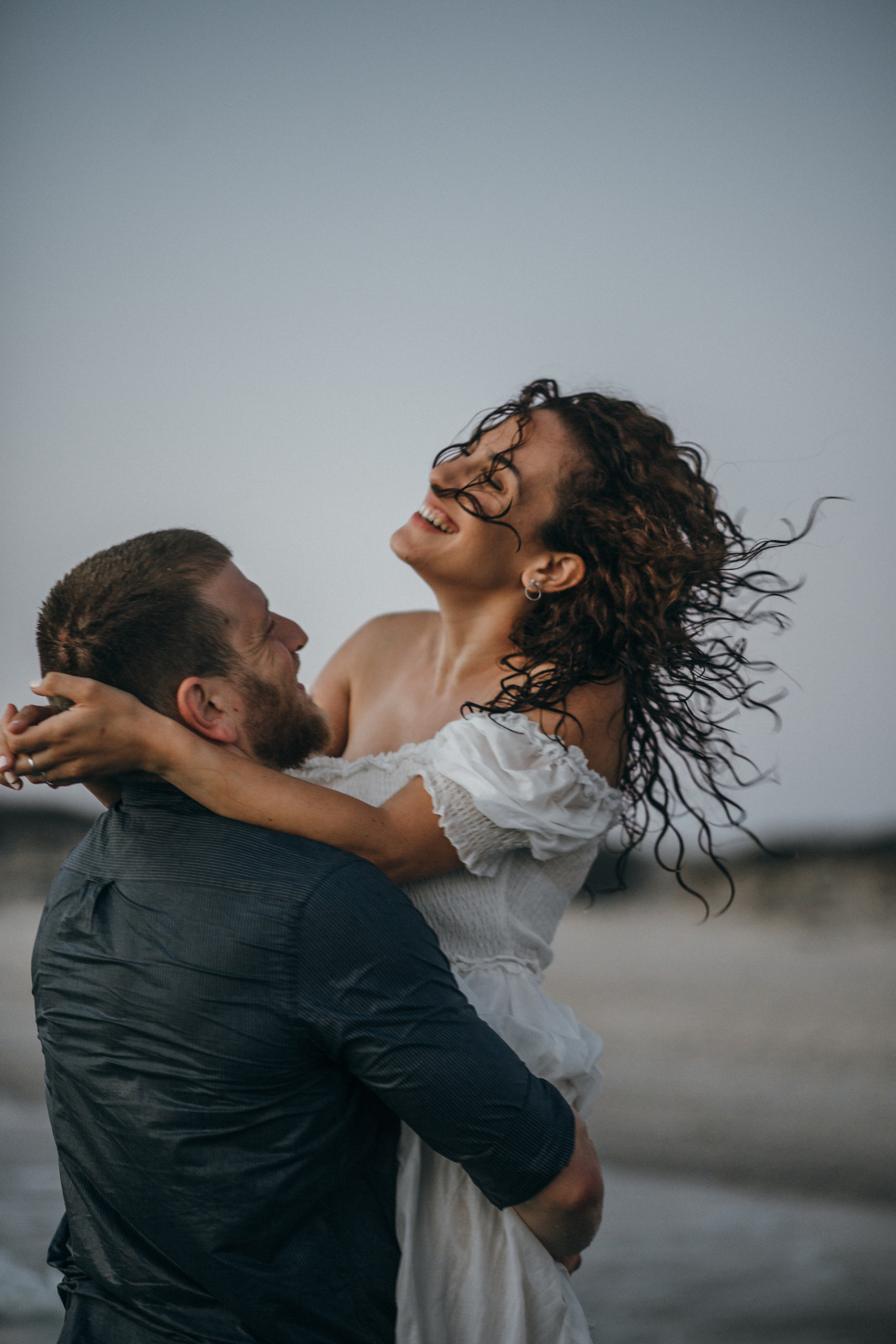 Pre wedding session at Nahsholim beach. Family photographer in Israel