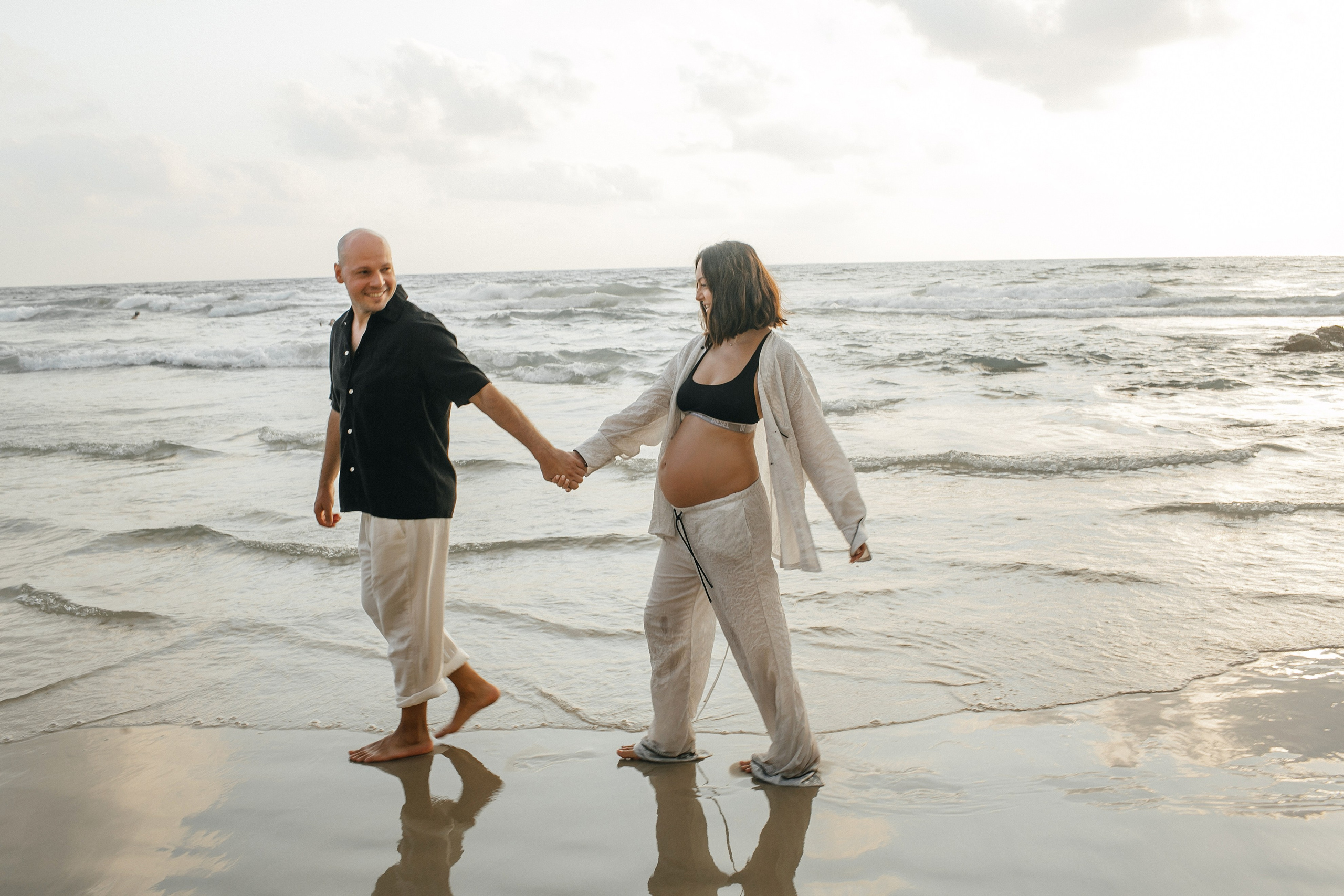 Katya & Fil Givat Olga. Family photographer in Israel