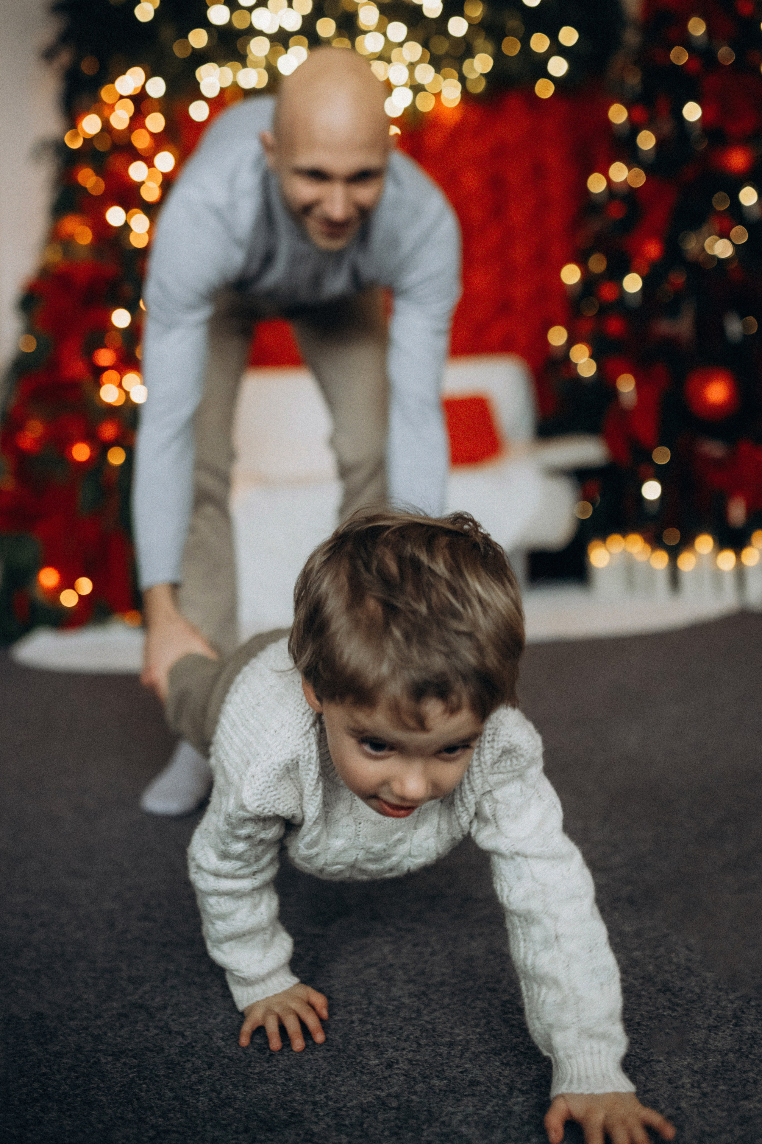 Новогодняя фотосессия в студии. Семейный фотограф Лейпциг, Германия
