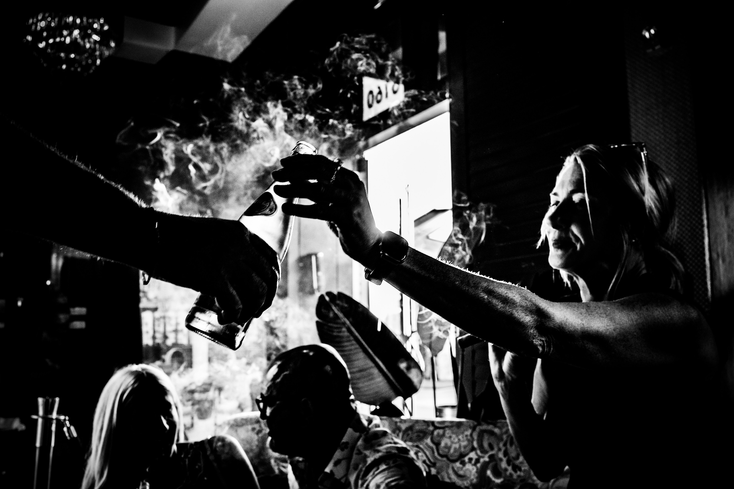 Burn Black and White Series. Out and About 239