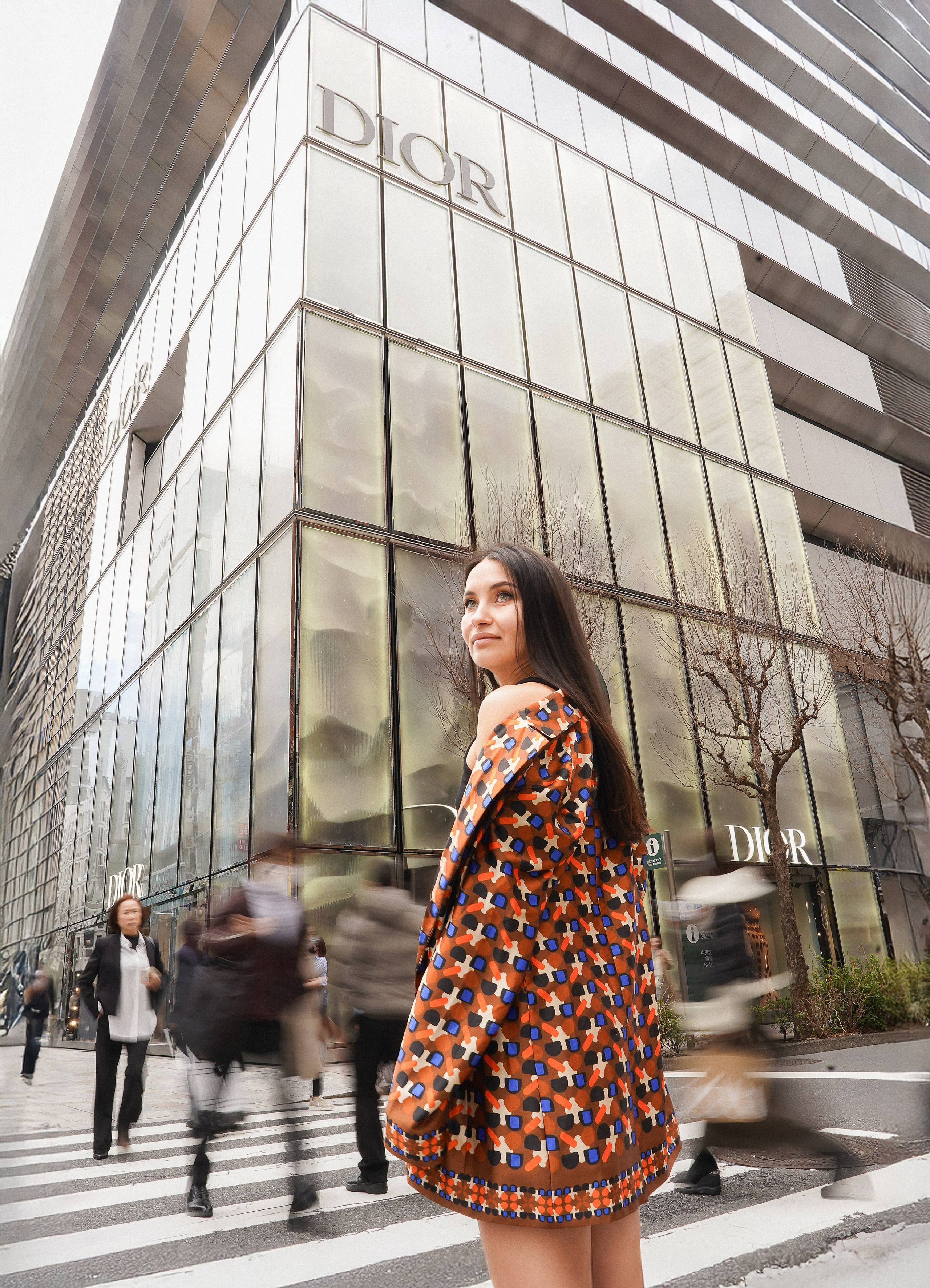 Съёмка подруг Гинза Токио. Фотограф в Токио Япония