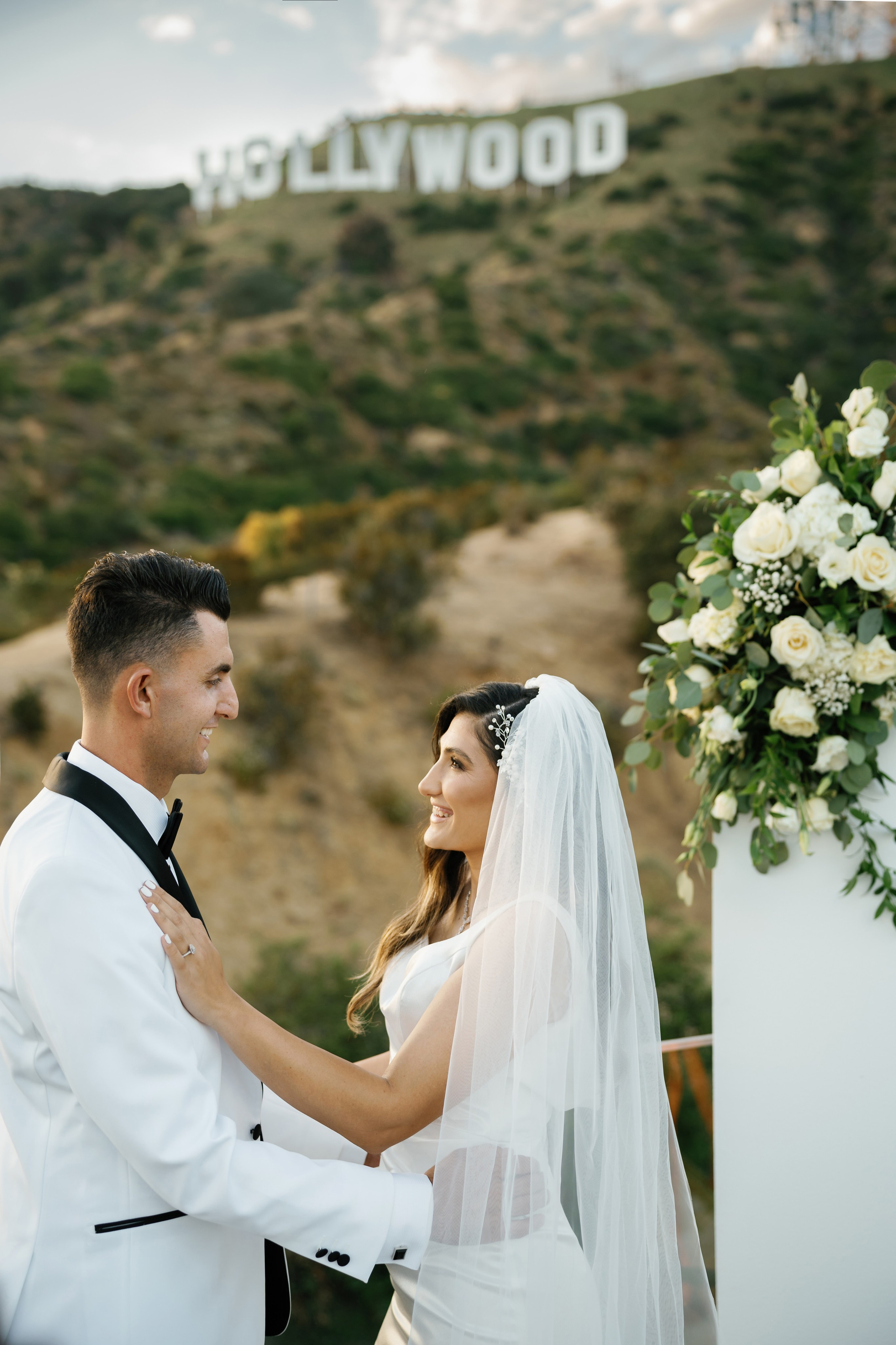 Wedding at the Hollywood Sign Venue, Los Angeles, California. Wedding Photography & Videography Team in California, Los Angeles, San Francisco, San Diego and Travel