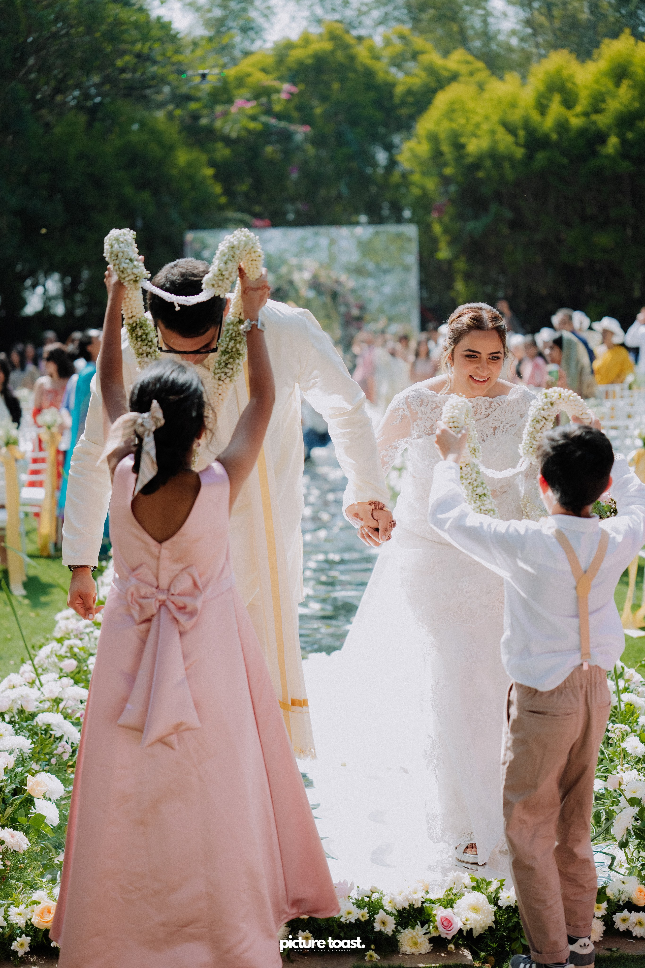 Blessing of Rajiv & Aashna. Fine art Wedding Photographers in India & Canada